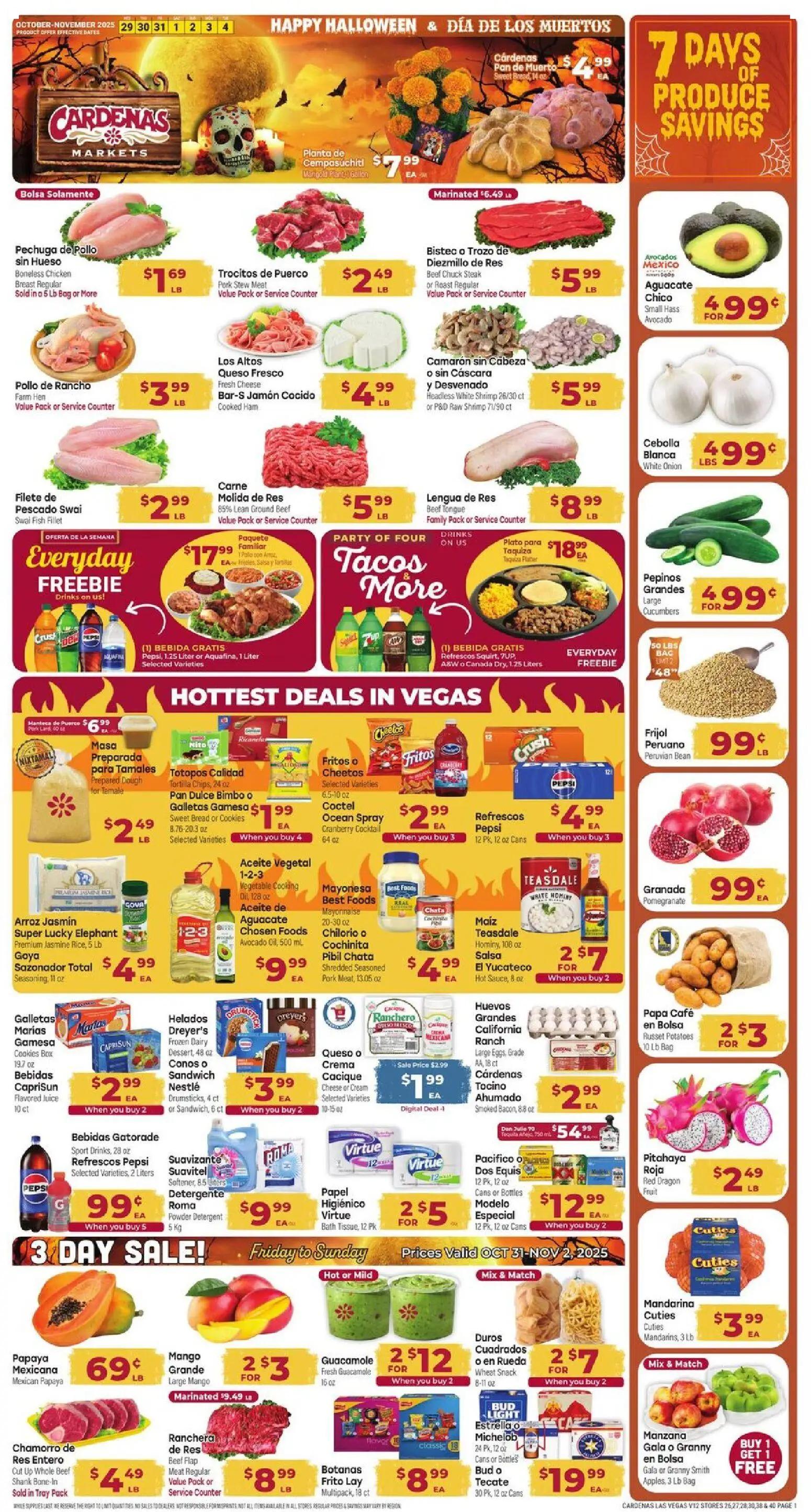 cardenas - Cardenas Weekly Ad - NV - 10/29 - 11/04 2025
