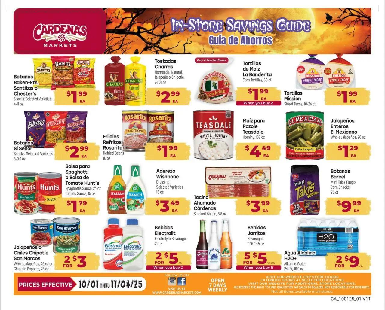 cardenas - Cardenas Monthly Ad - 10/02 - 11/04 2025 - page: 1