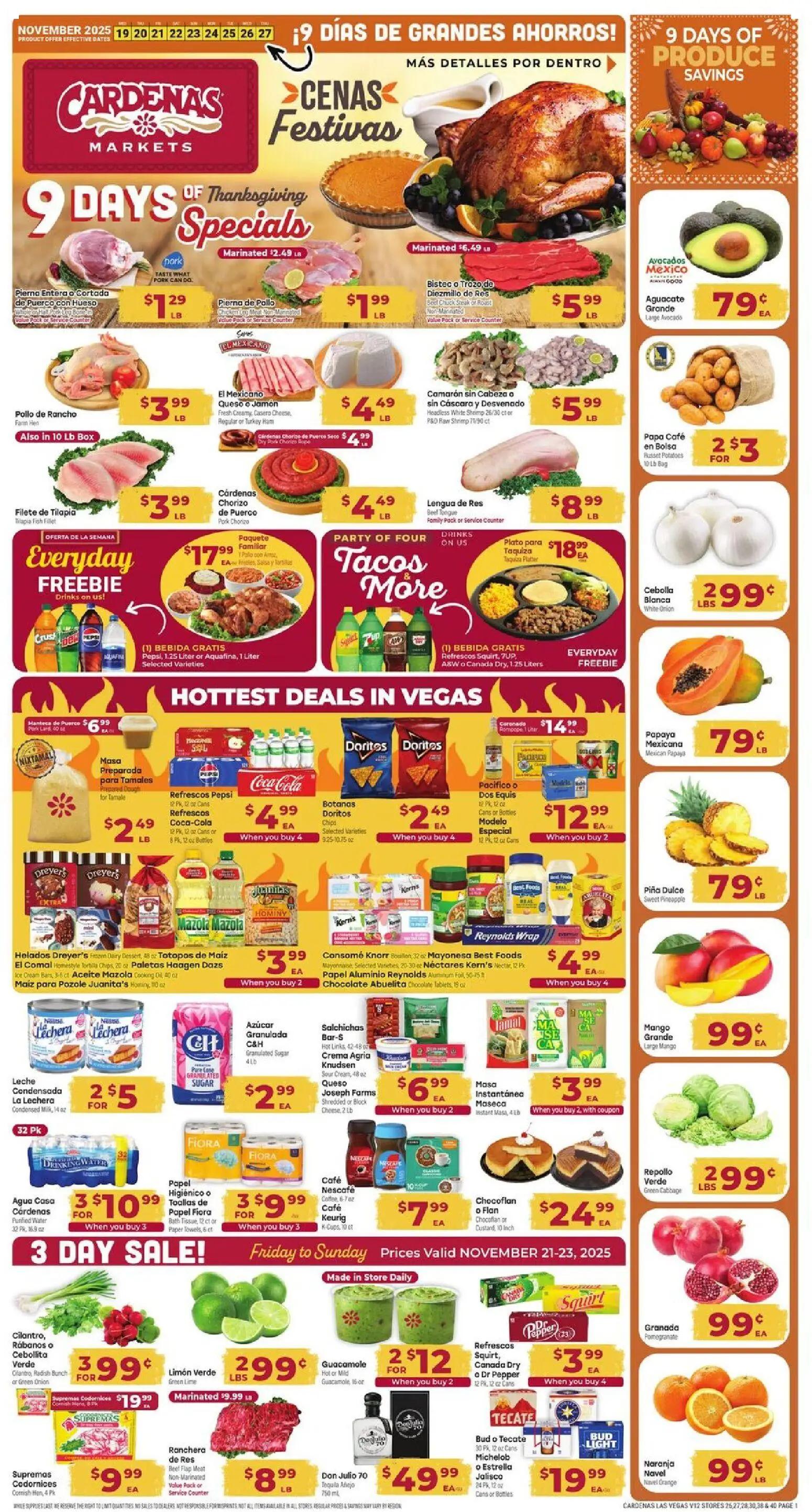 cardenas - Cardenas Weekly Ad - NV - 11/19 - 11/27 2025