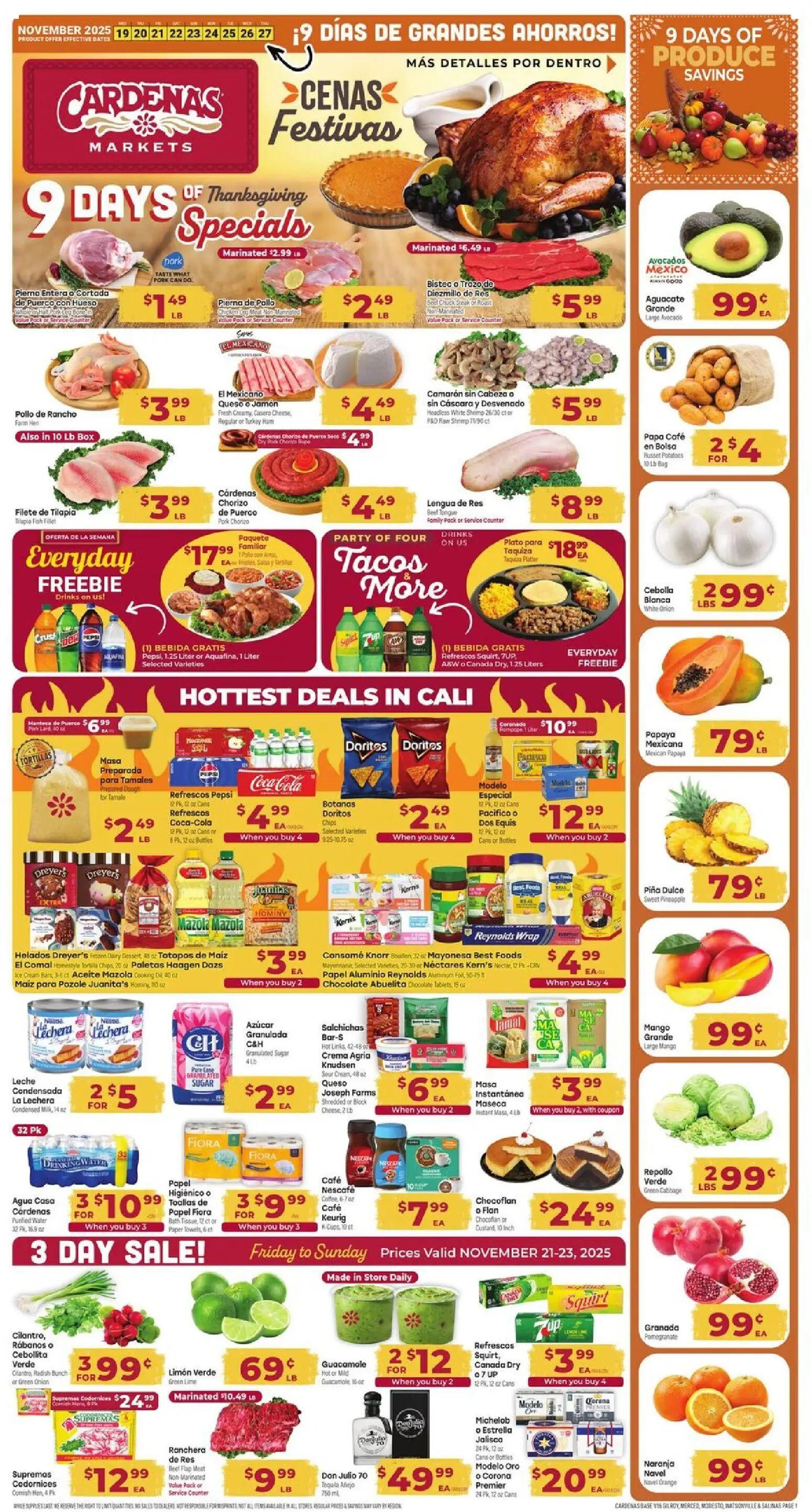 cardenas - Cardenas Weekly Ad - CA - 11/19 - 11/27 2025