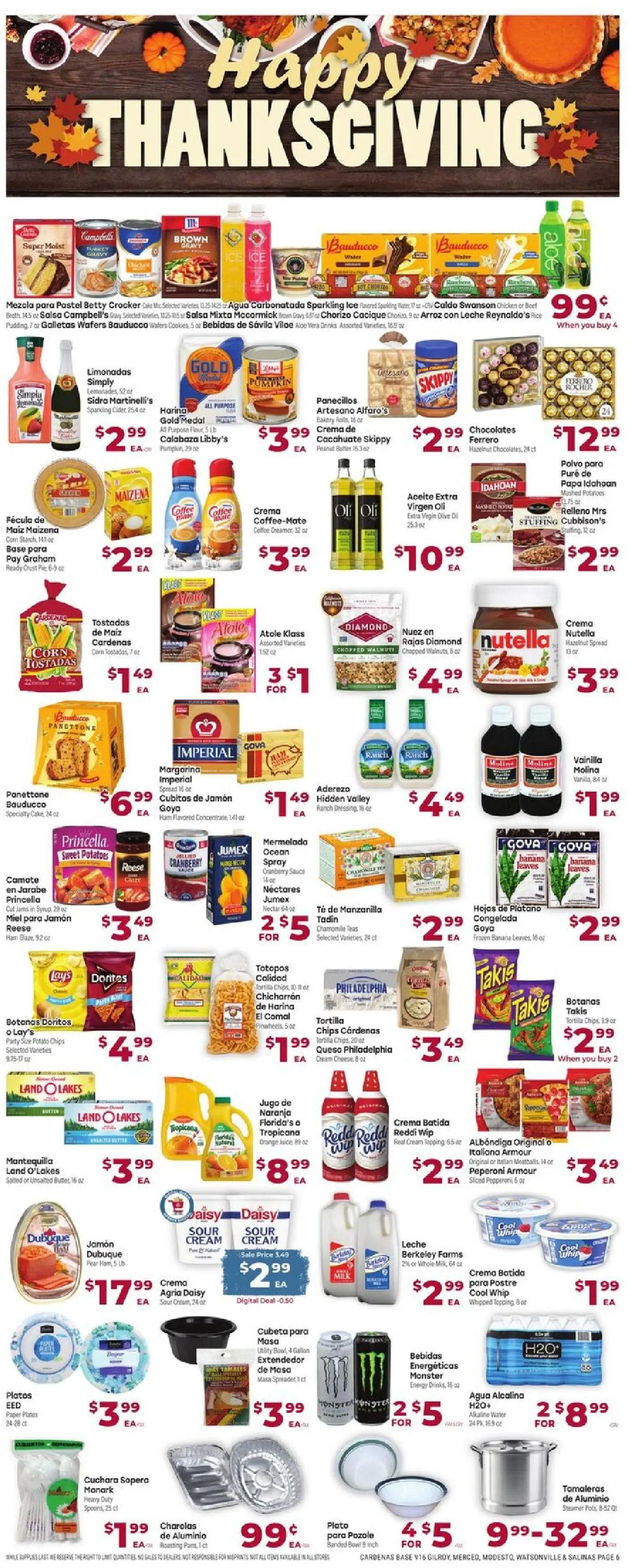 cardenas - Cardenas Weekly Ad - CA - 11/19 - 11/27 2025 - page: 6