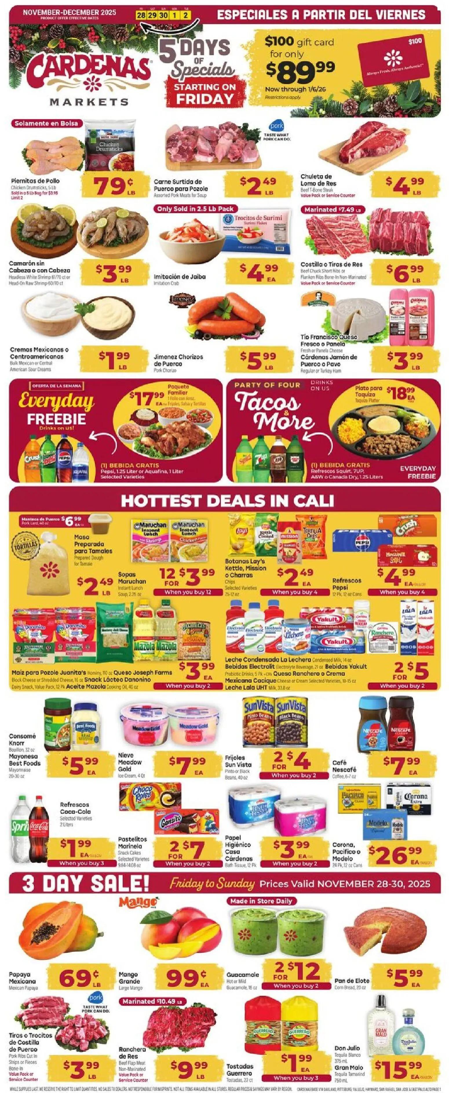 cardenas - Cardenas Weekly Ad - 11/28 - 12/02 2025