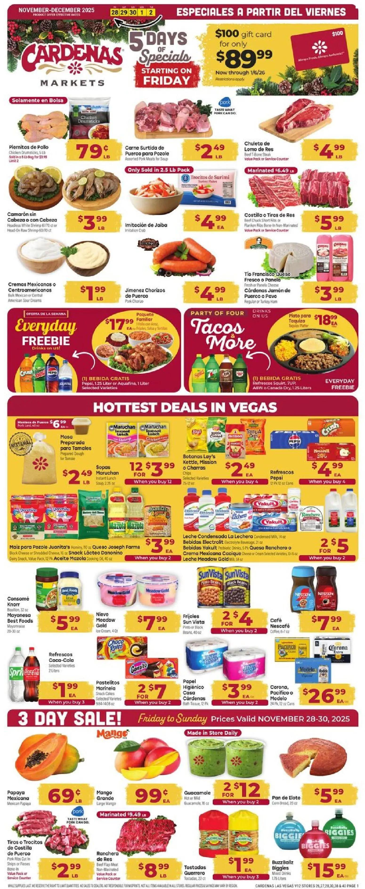 cardenas - Cardenas Weekly Ad - NV - 11/28 - 12/02 2025
