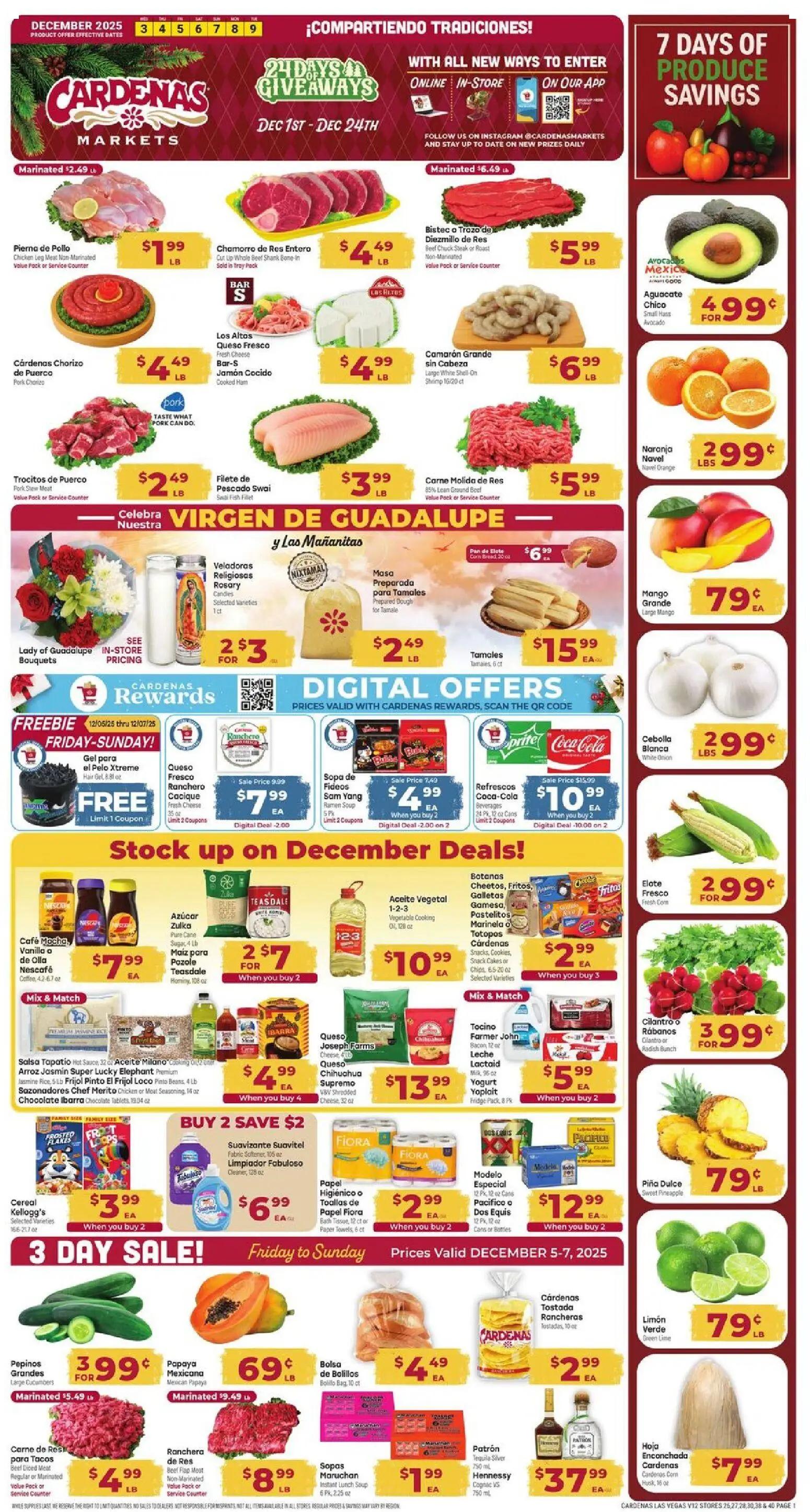 cardenas - Cardenas Weekly Ad - NV - 12/03 - 12/09 2025