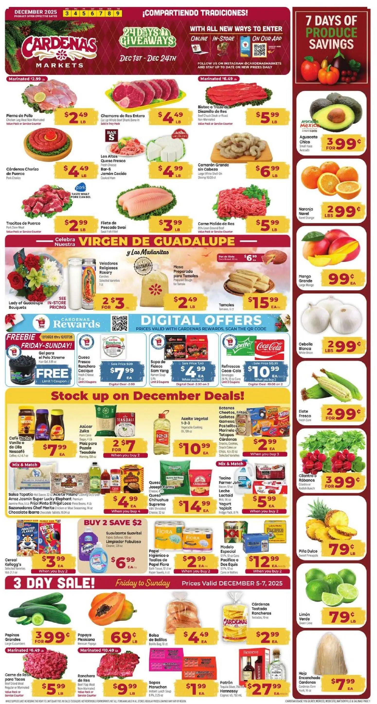 cardenas - Cardenas Weekly Ad - CA - 12/03 - 12/09 2025