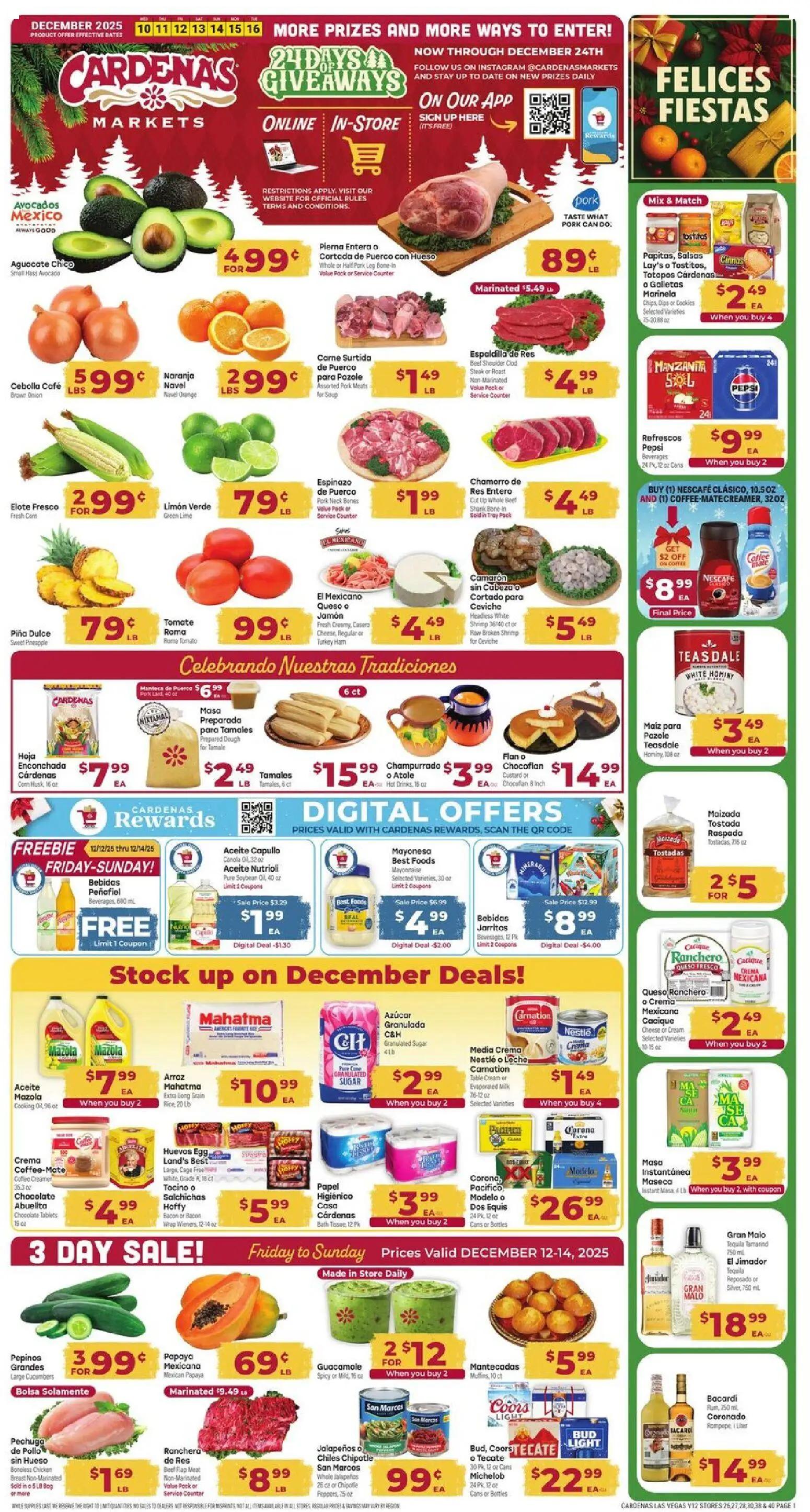 cardenas - Cardenas Weekly Ad - NV - 12/10 - 12/16 2025