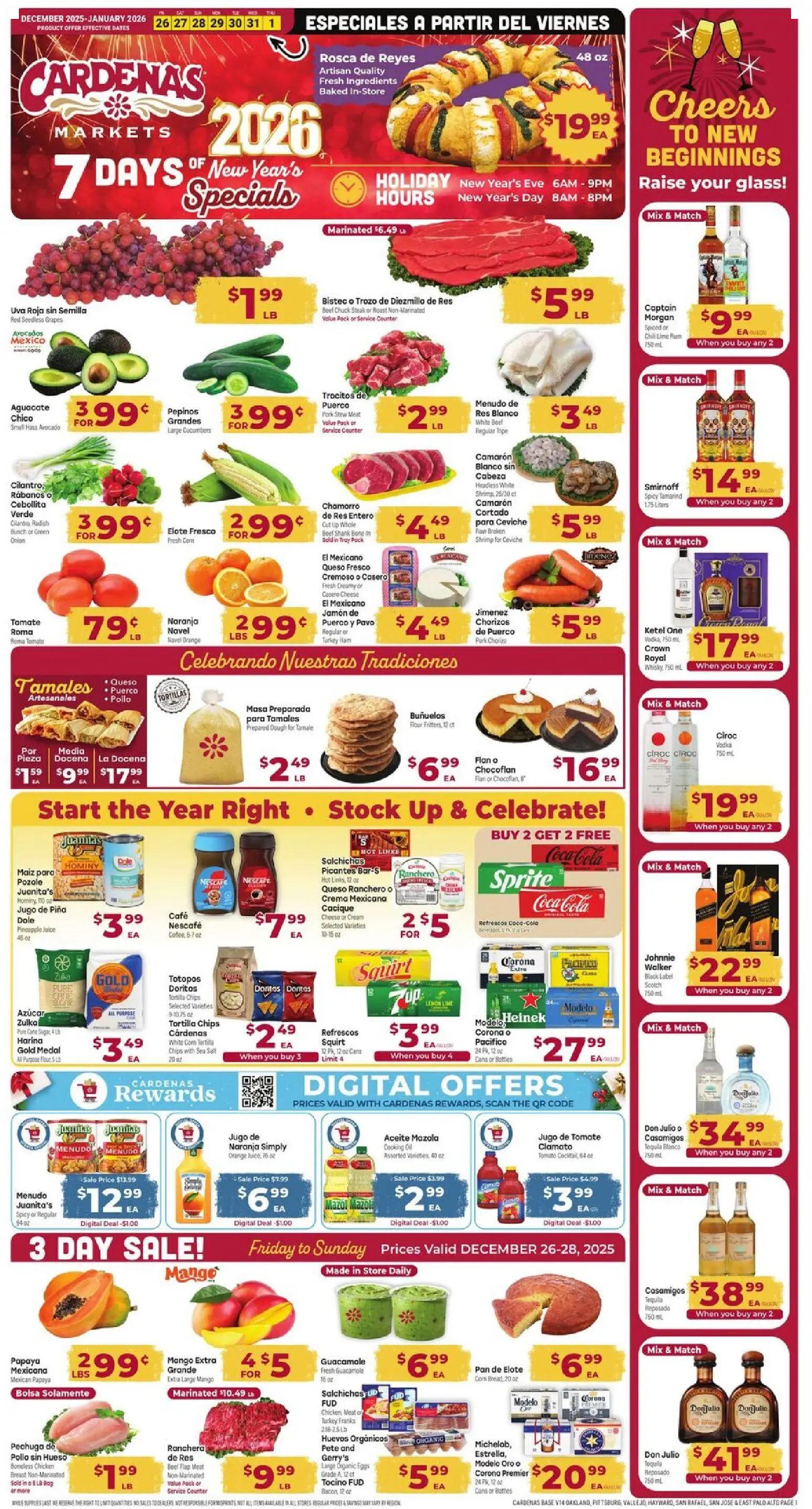 cardenas - Cardenas Weekly Ad - 12/26/2025 - 01/01/2026 2025