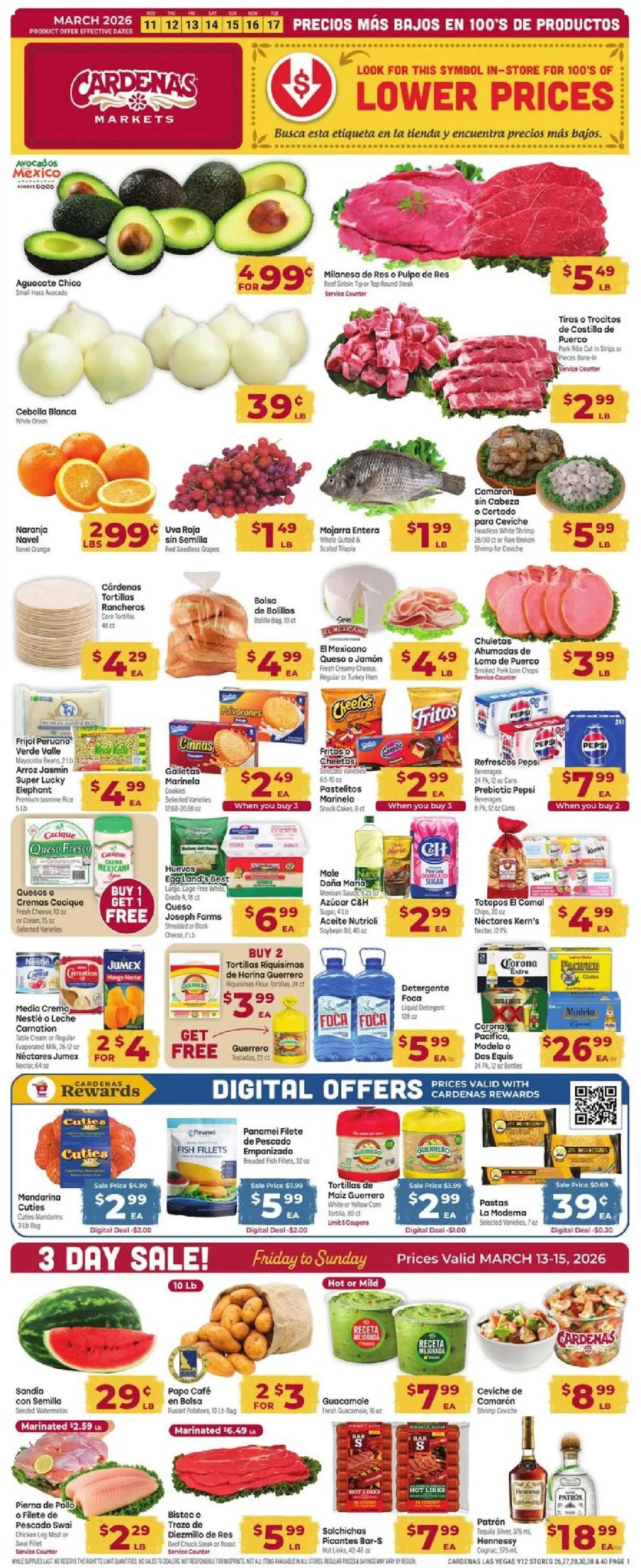 cardenas - Cardenas Weekly Ad - NV - 03/11 - 03/17 2026