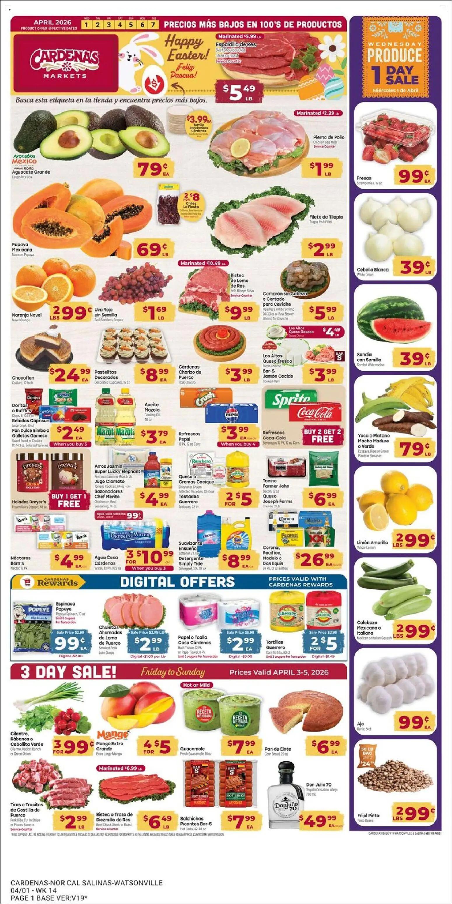cardenas - Cardenas Weekly Ad - CA - 04/01 - 04/07 2026