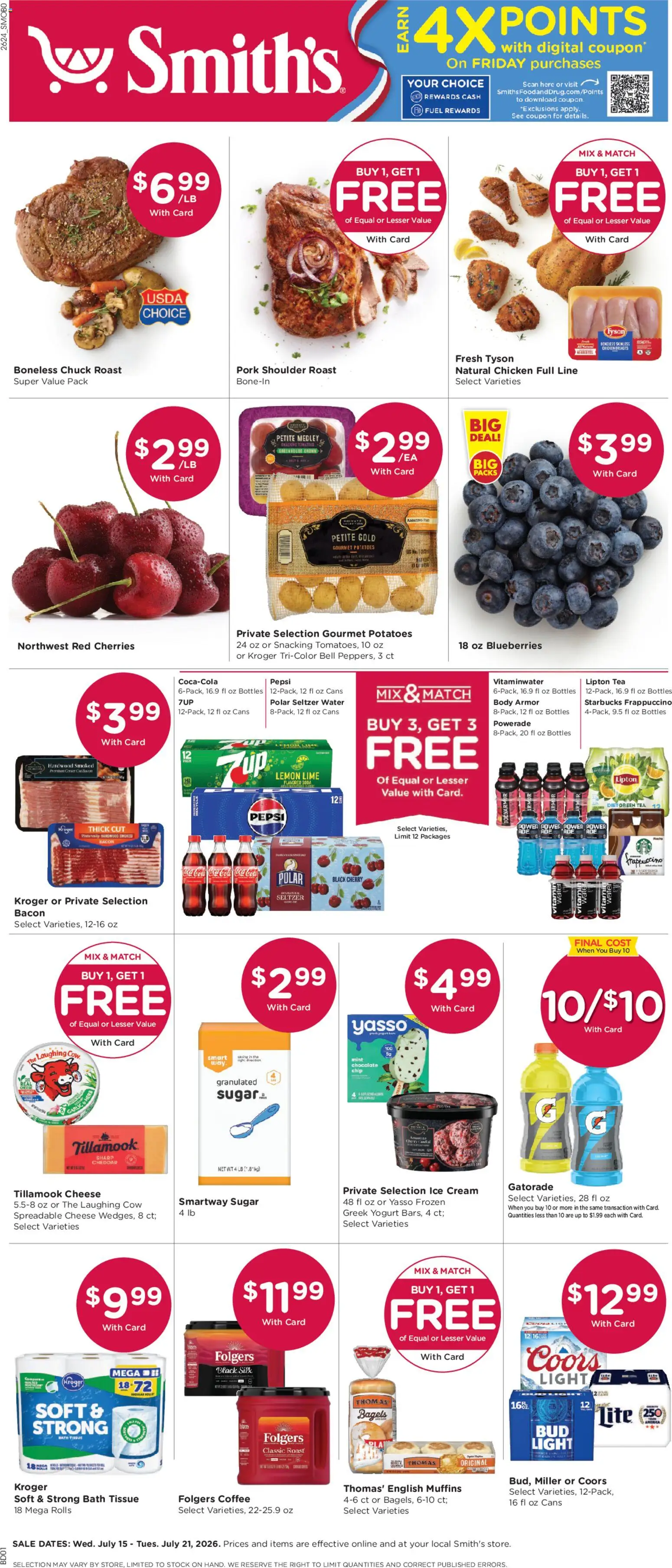 smiths - Smith's Weekly Ad - 07/15 - 07/21 2026 - page: 1