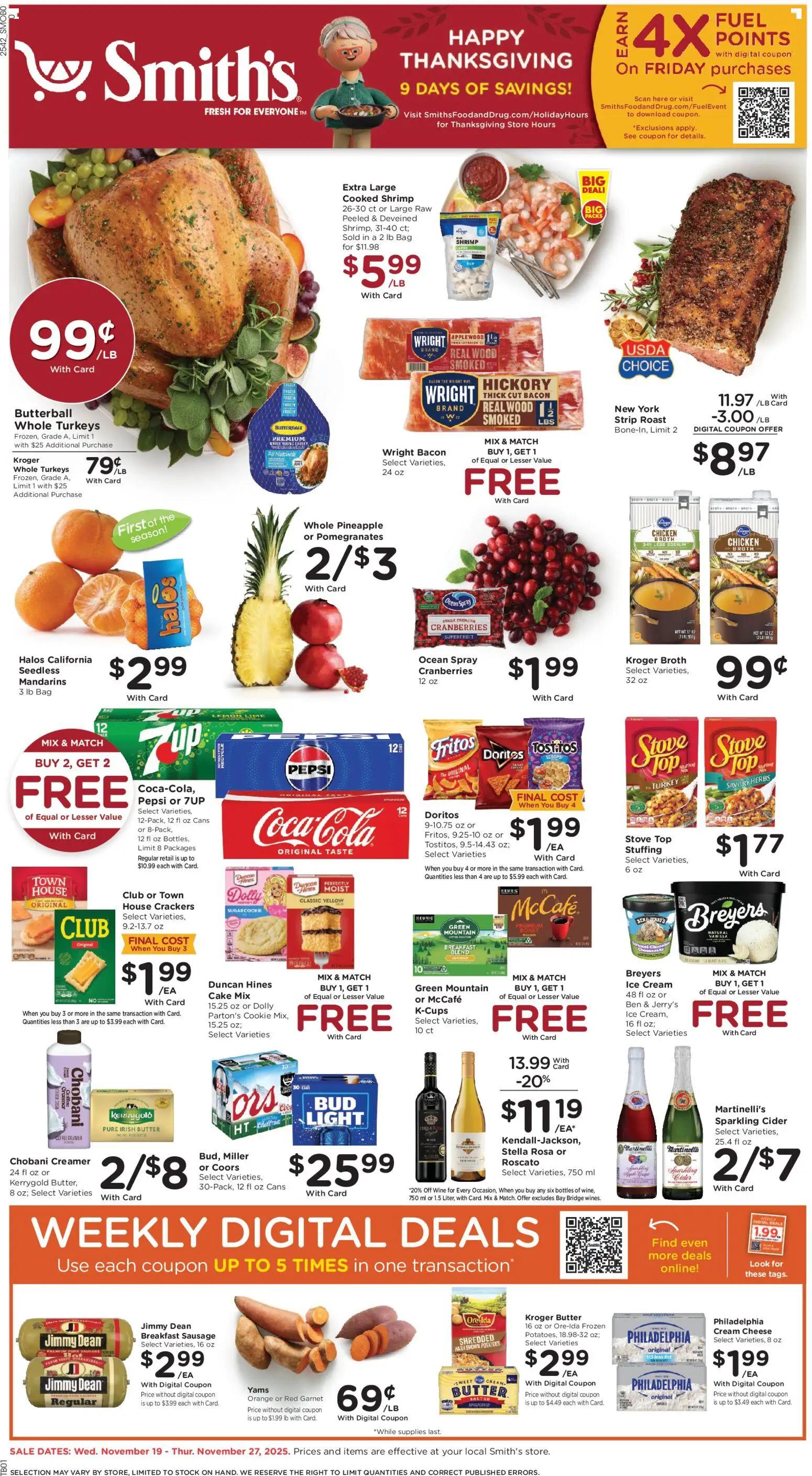 smiths - Smith's Weekly Ad - ID - 11/19 - 11/27 2025
