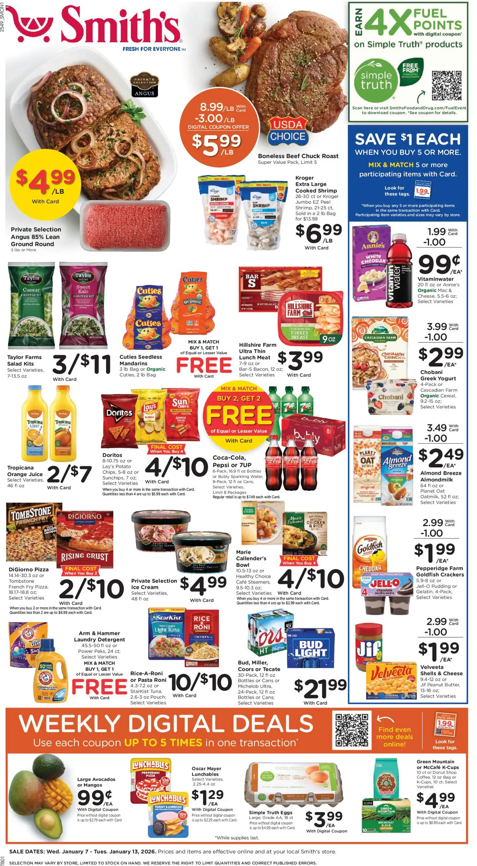 smiths - Smith's Weekly Ad - 01/07 - 01/13 2026
