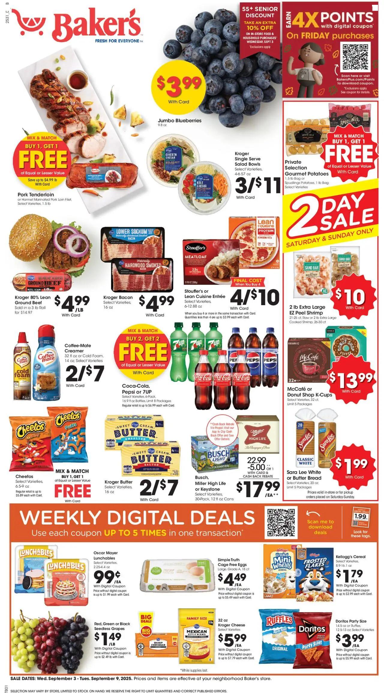 bakers - Baker's Weekly Ad - 09/03 - 09/09 2025