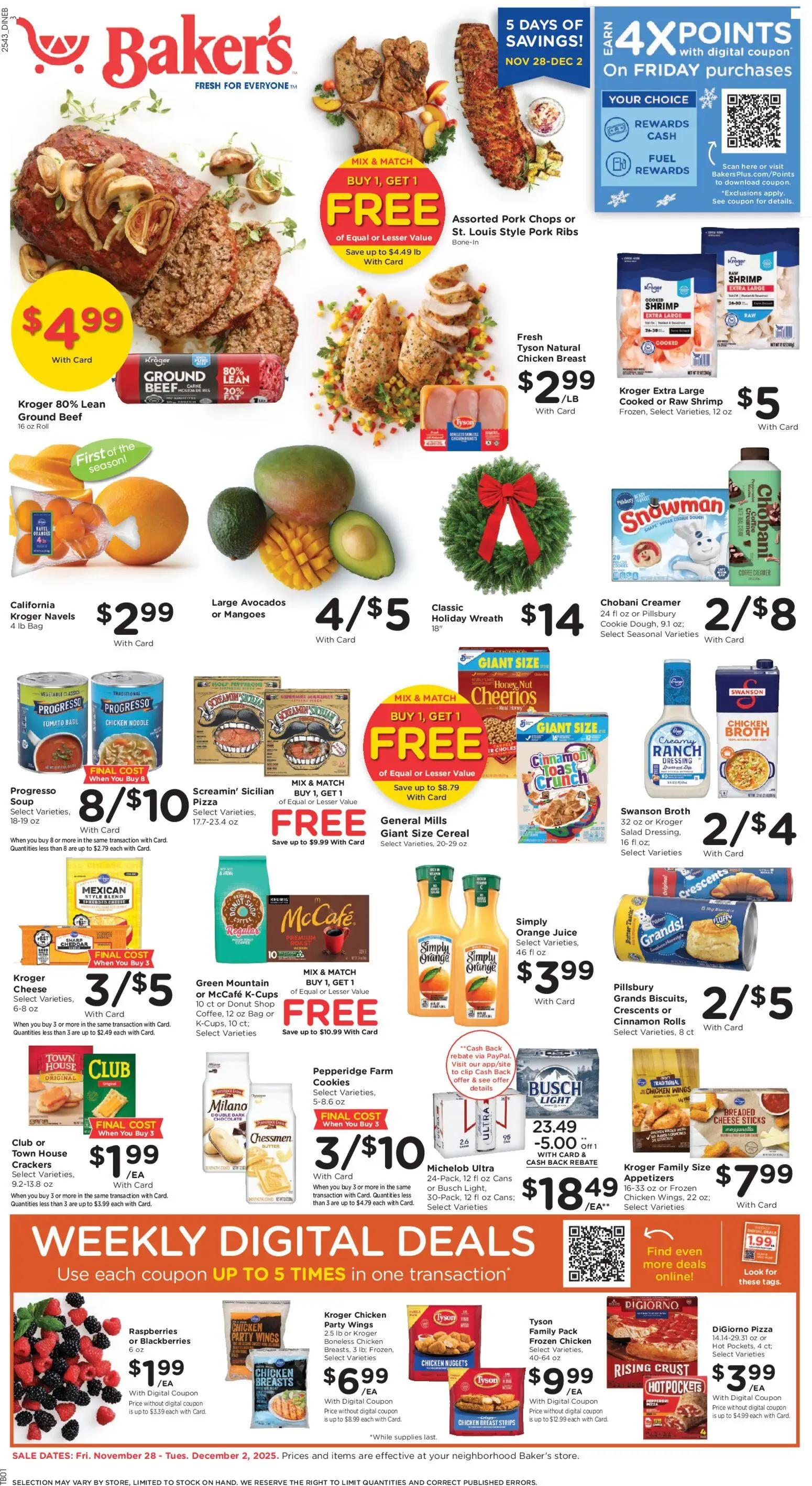 bakers - Baker's Weekly Ad - NE - 11/28 - 12/02 2025