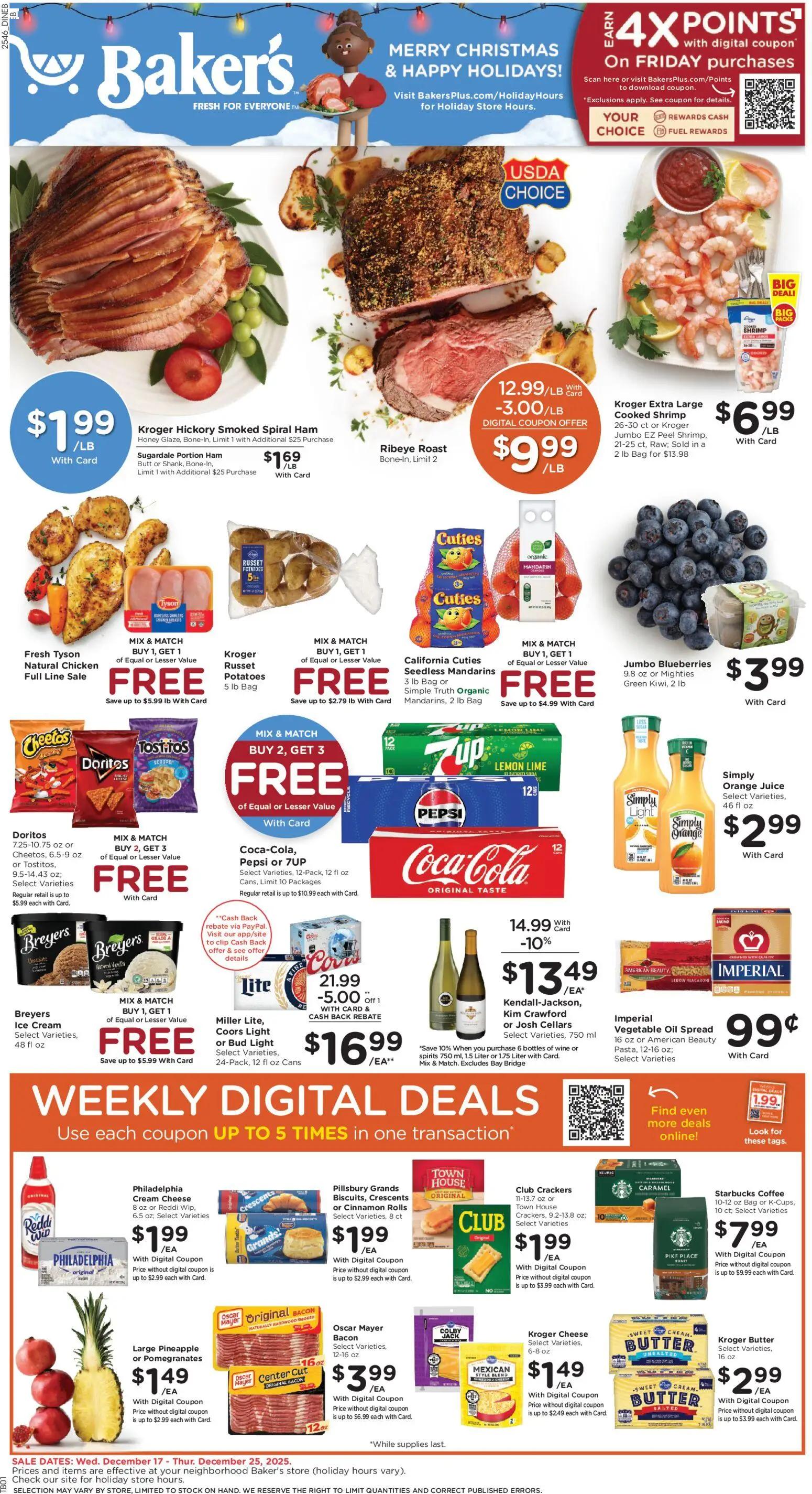 bakers - Baker's Weekly Ad - 12/17 - 12/25 2025