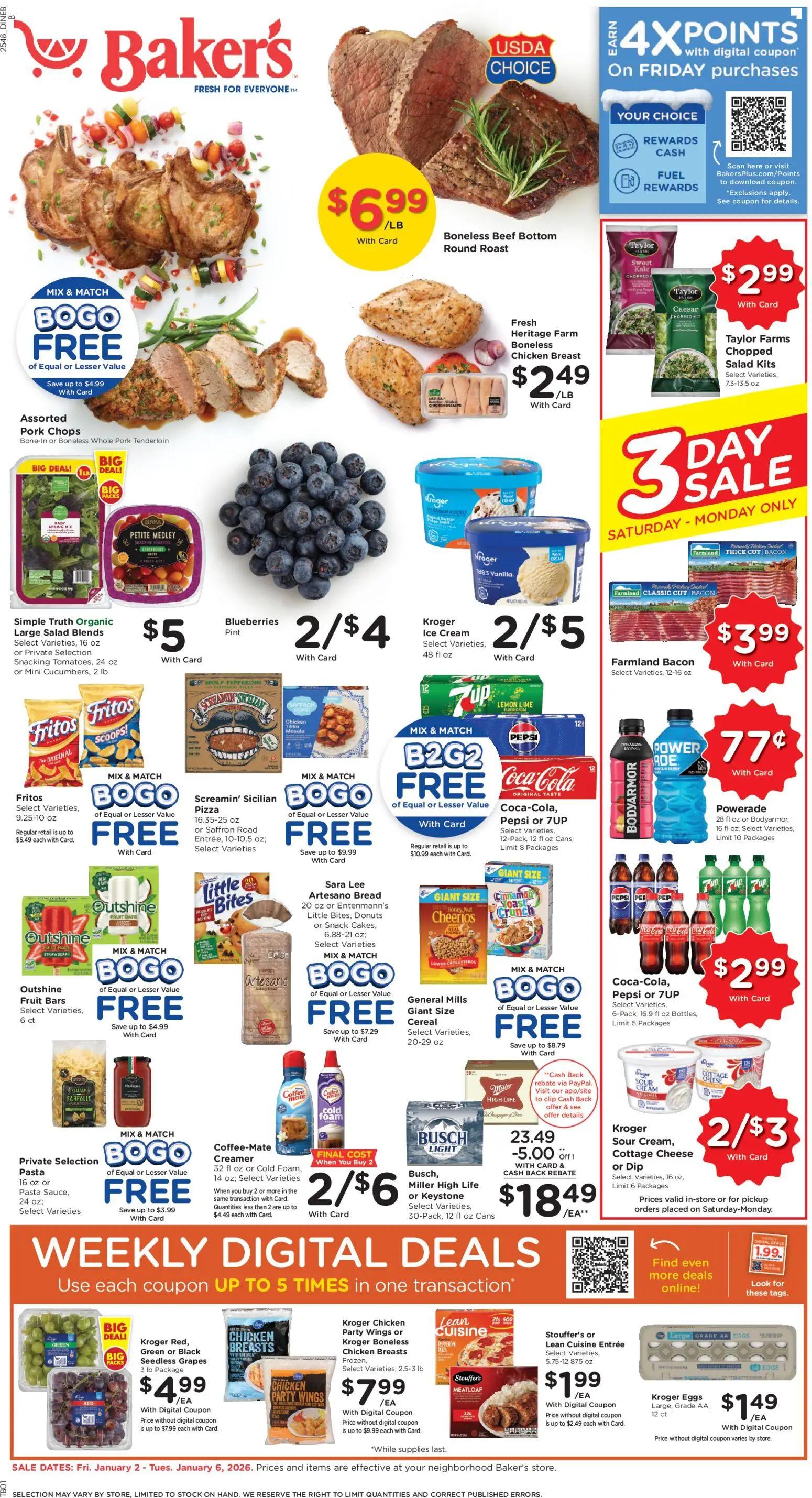 bakers - Baker's Weekly Ad - NE - 01/02 - 01/06 2026