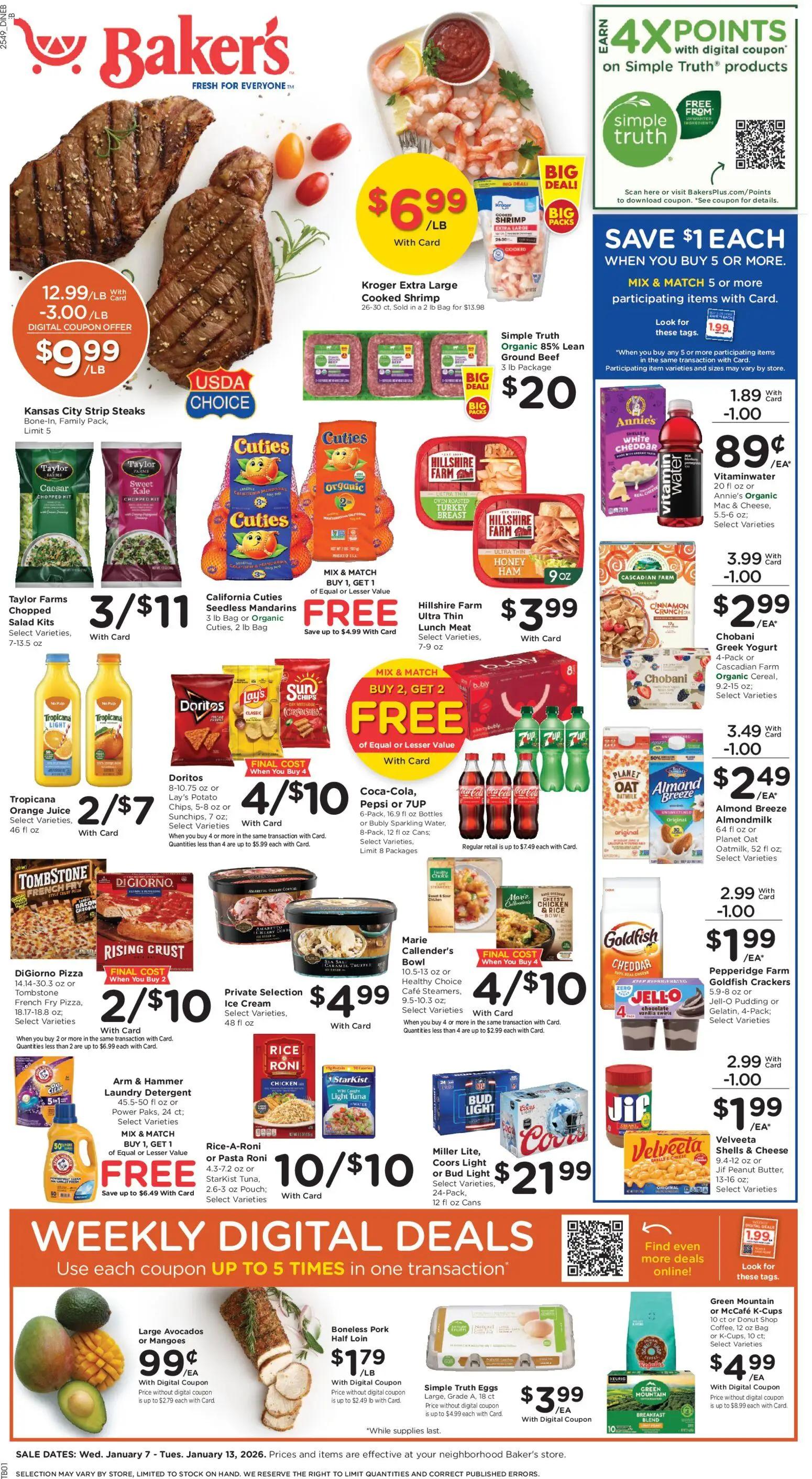 bakers - Baker's Weekly Ad - NE - 01/07 - 01/13 2026