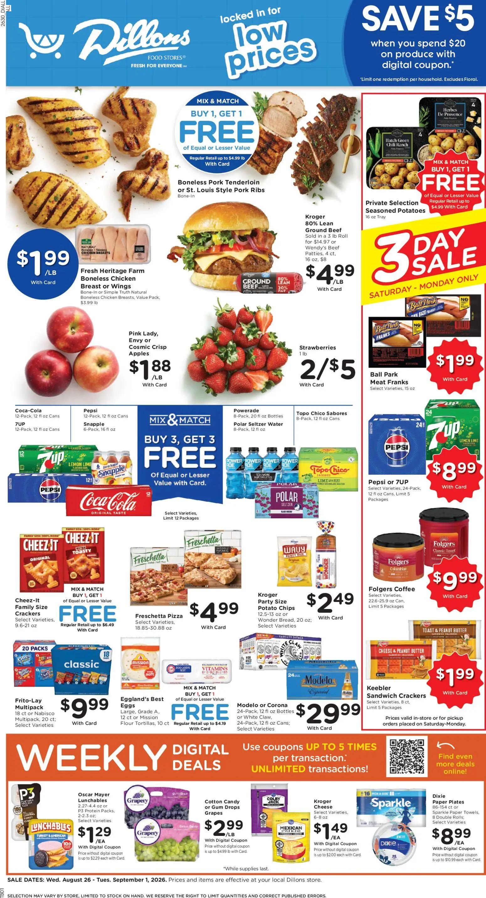 dillons - Dillons Weekly Ad - 08/26 - 09/01 2026 - page: 1