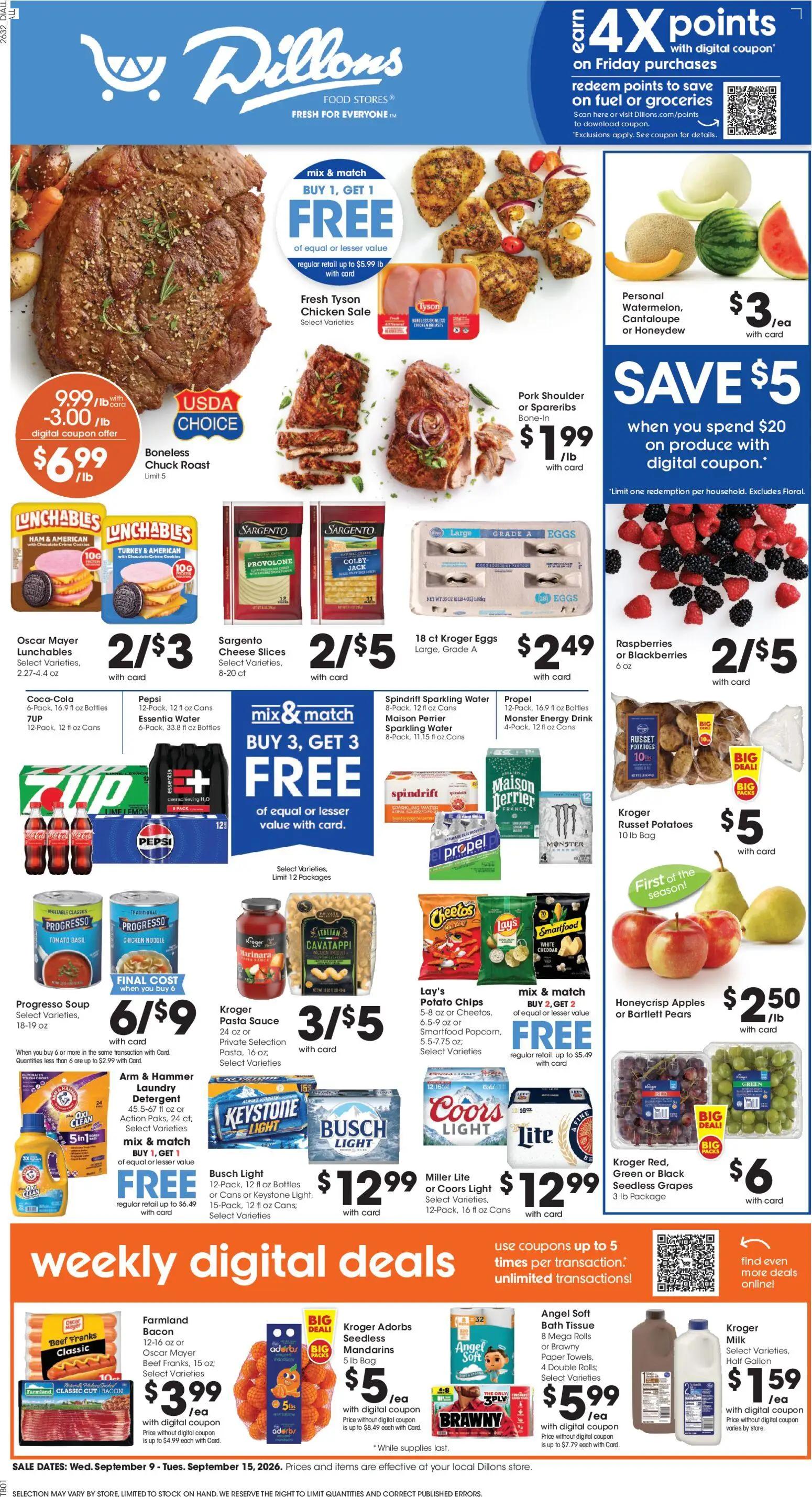 dillons - Dillons Weekly Ad - 09/09 - 09/15 2026 - page: 1
