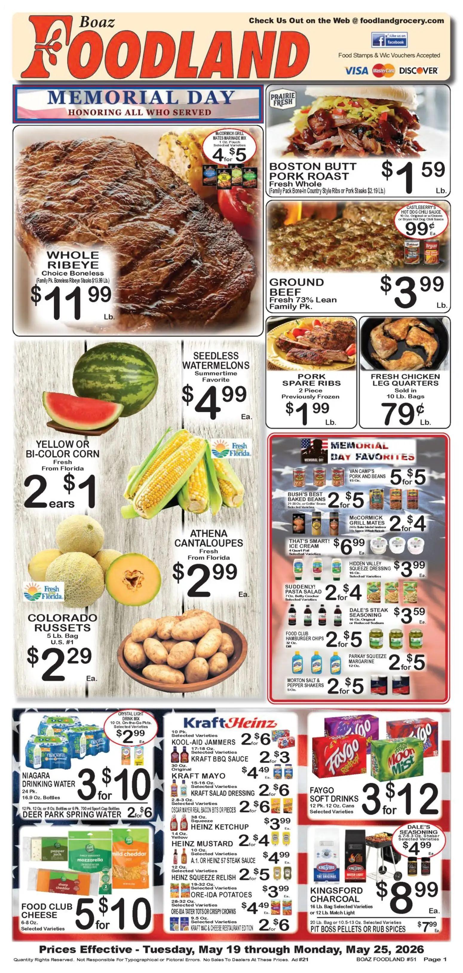 foodland - Foodland Weekly Ad - 05/19 - 05/25 2026