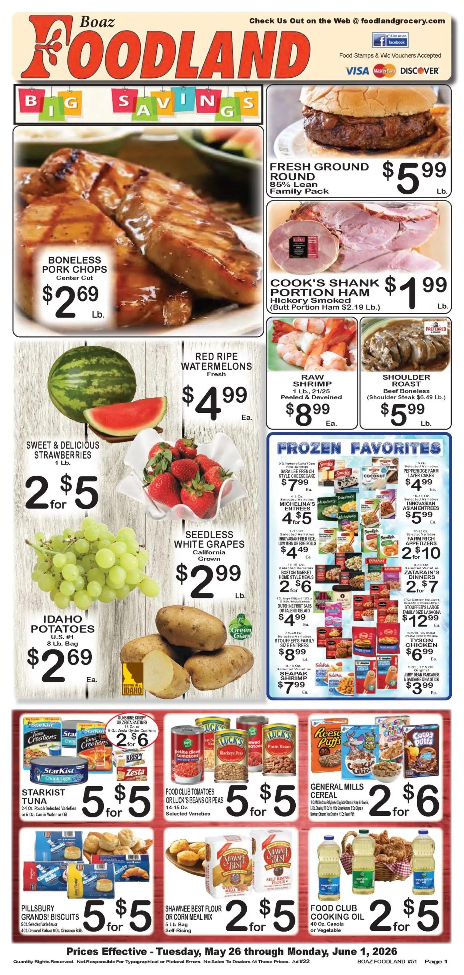 foodland - Foodland Weekly Ad - 05/26 - 06/01 2026