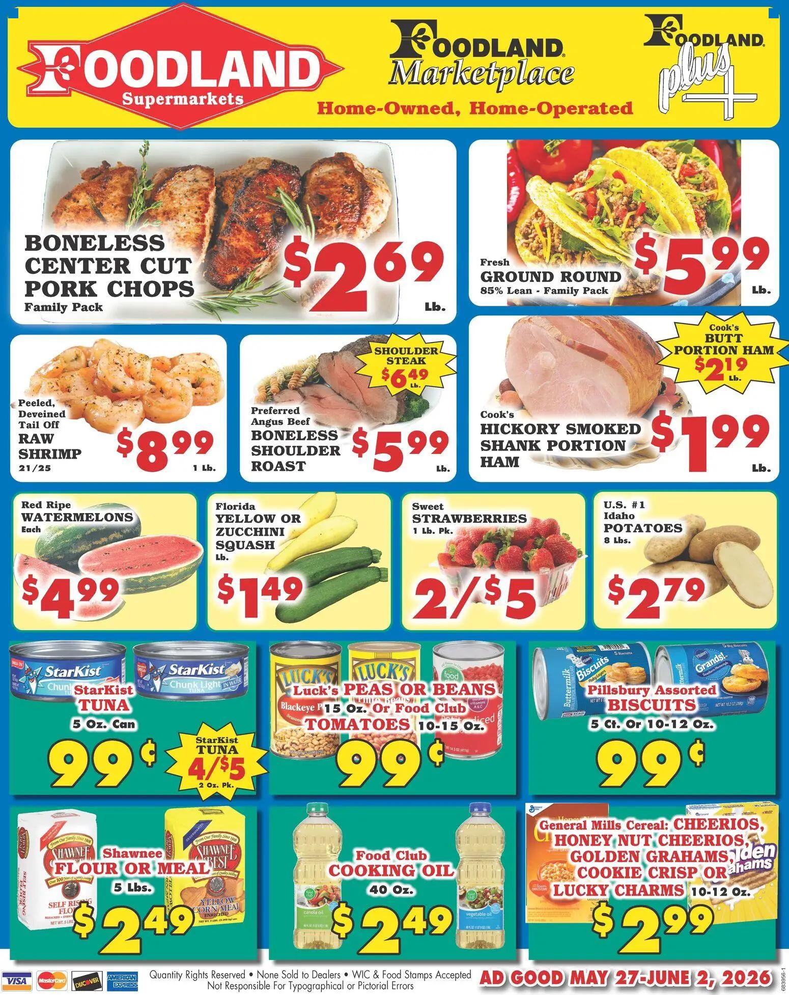 foodland - Foodland Weekly Ad - Supermarkets - 05/27 - 06/02 2026