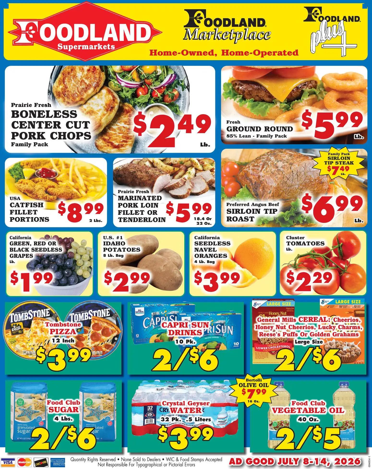 foodland - Foodland Weekly Ad - Supermarkets - 07/08 - 07/14 2026 - page: 1