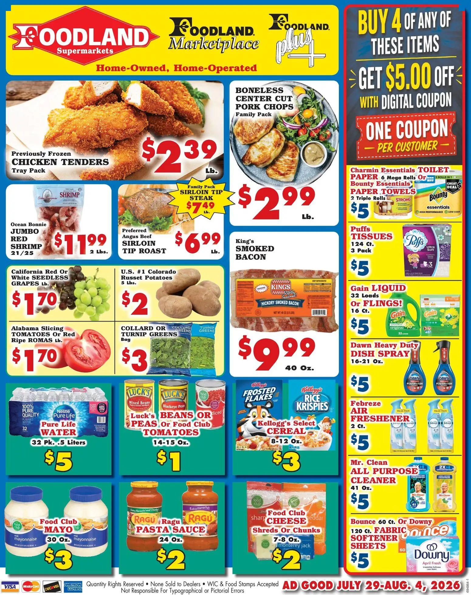 foodland - Foodland Weekly Ad - Supermarkets - 07/29 - 08/04 2026