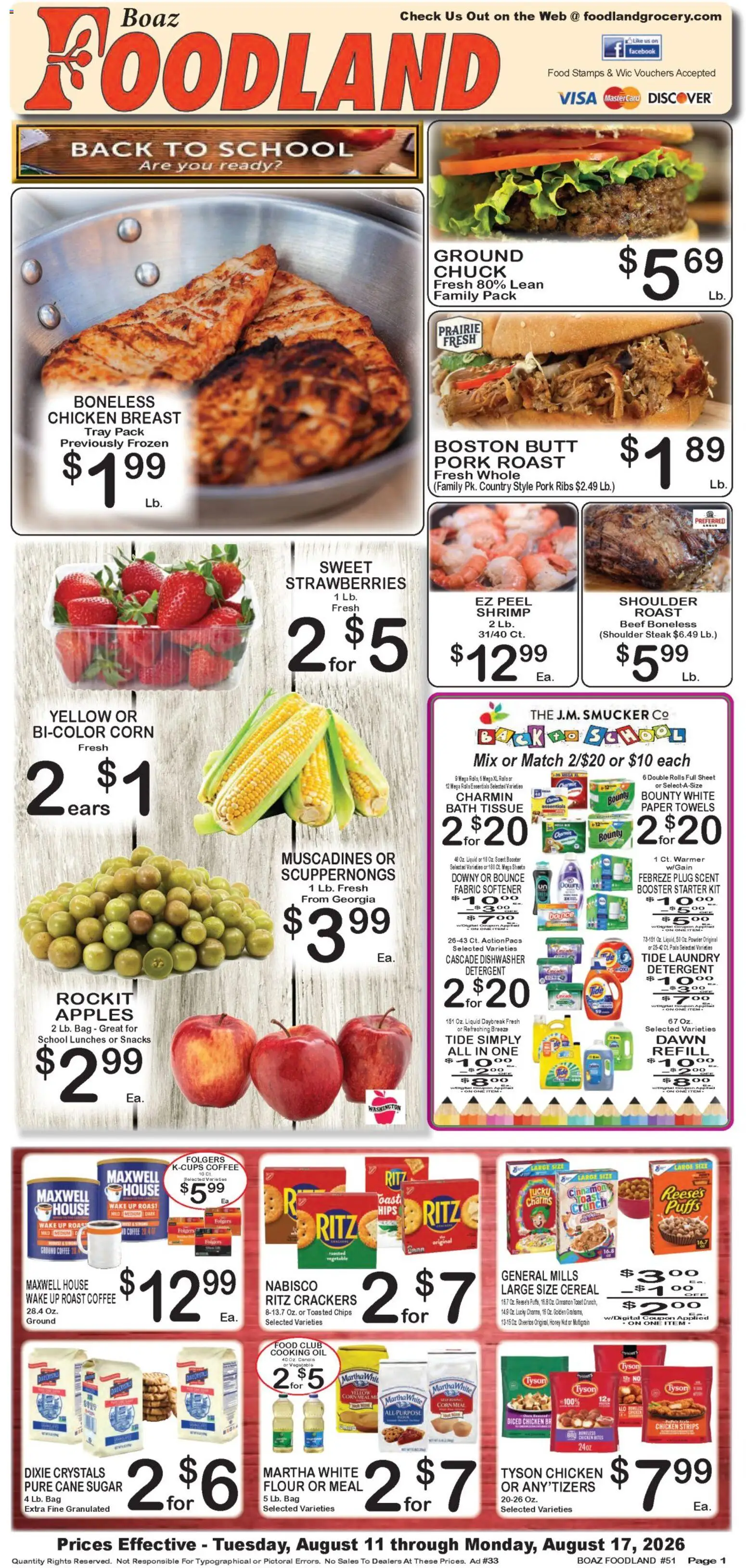 foodland - Foodland Weekly Ad - 08/11 - 08/17 2026