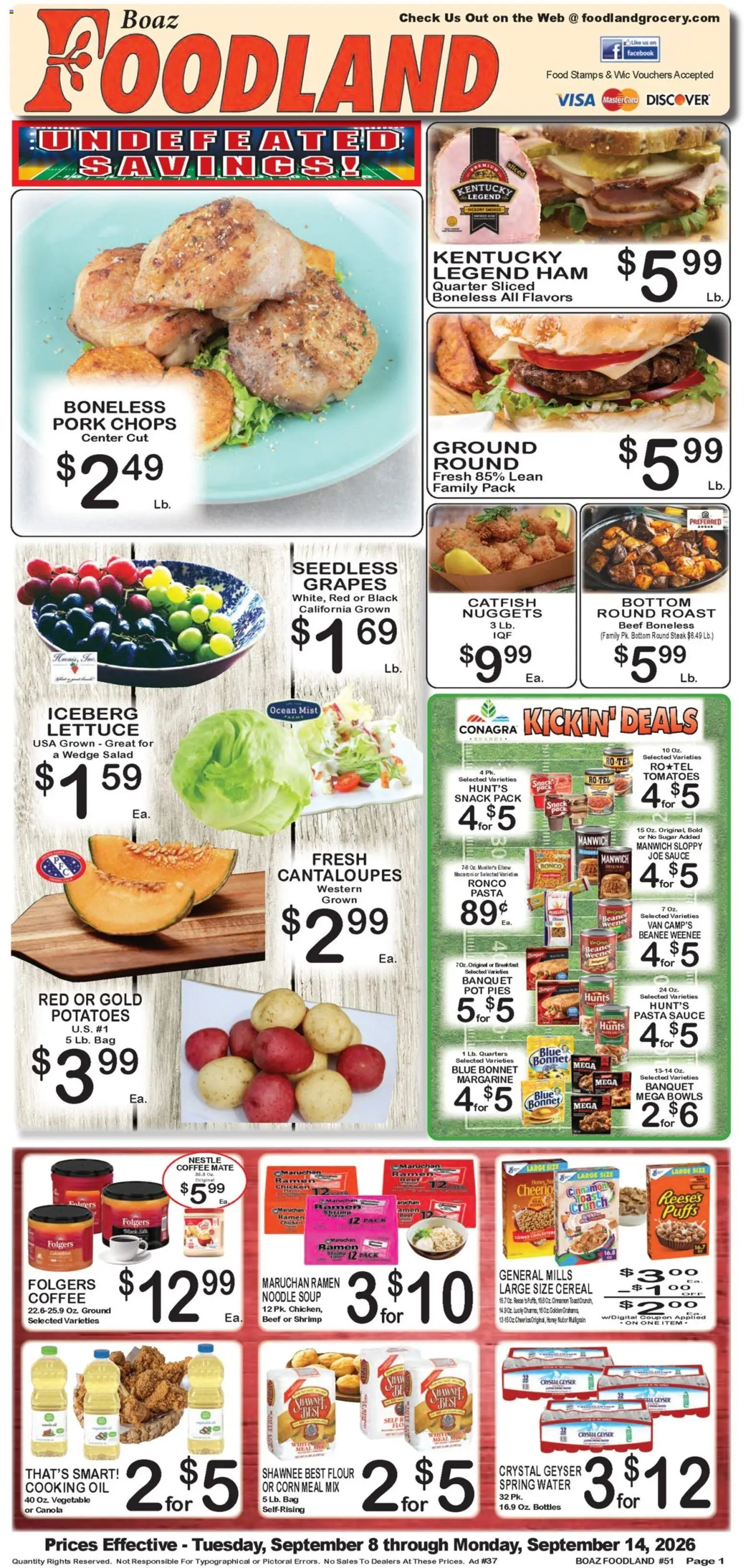 foodland - Foodland Weekly Ad - 09/08 - 09/14 2026