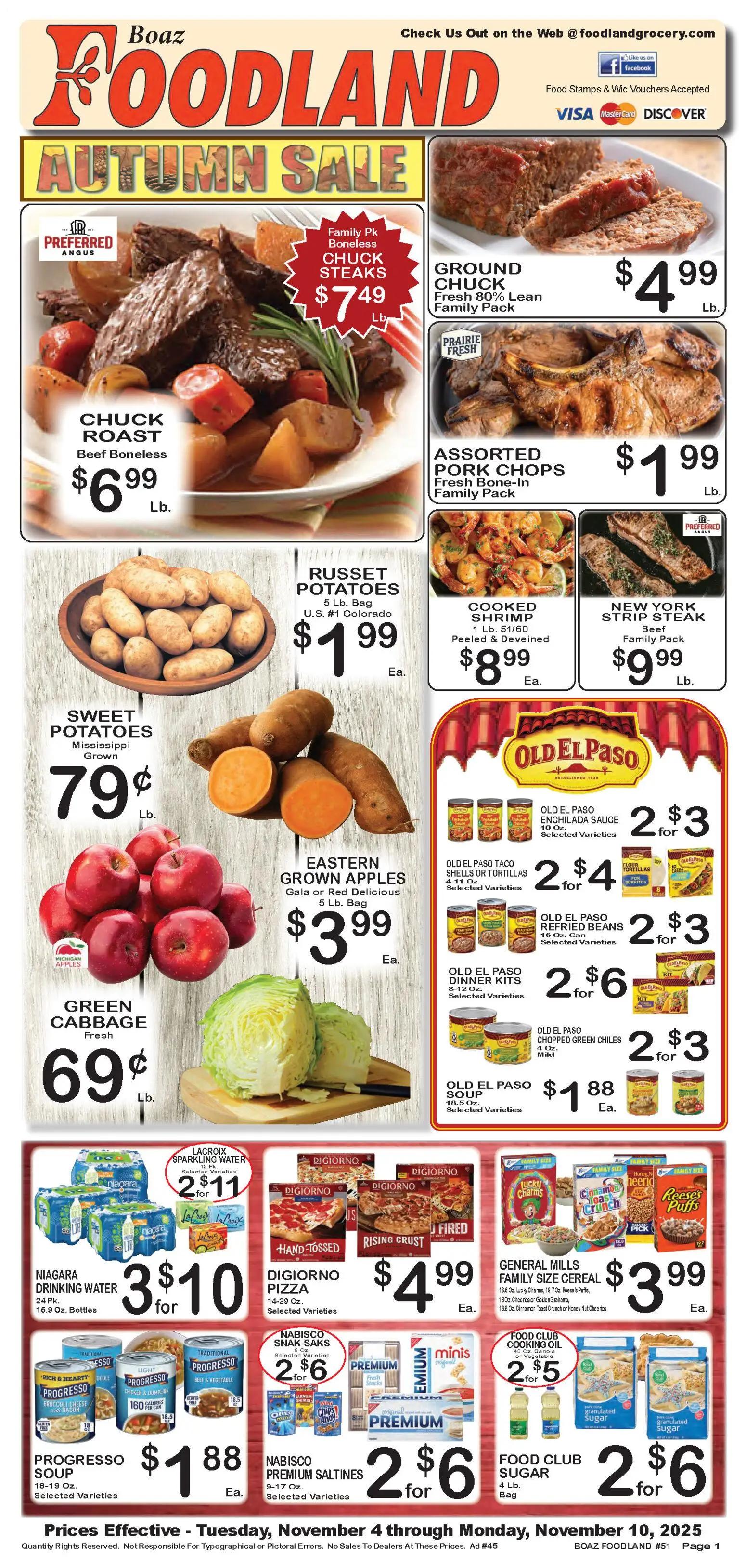 foodland - Foodland Weekly Ad - 11/04 - 11/10 2025