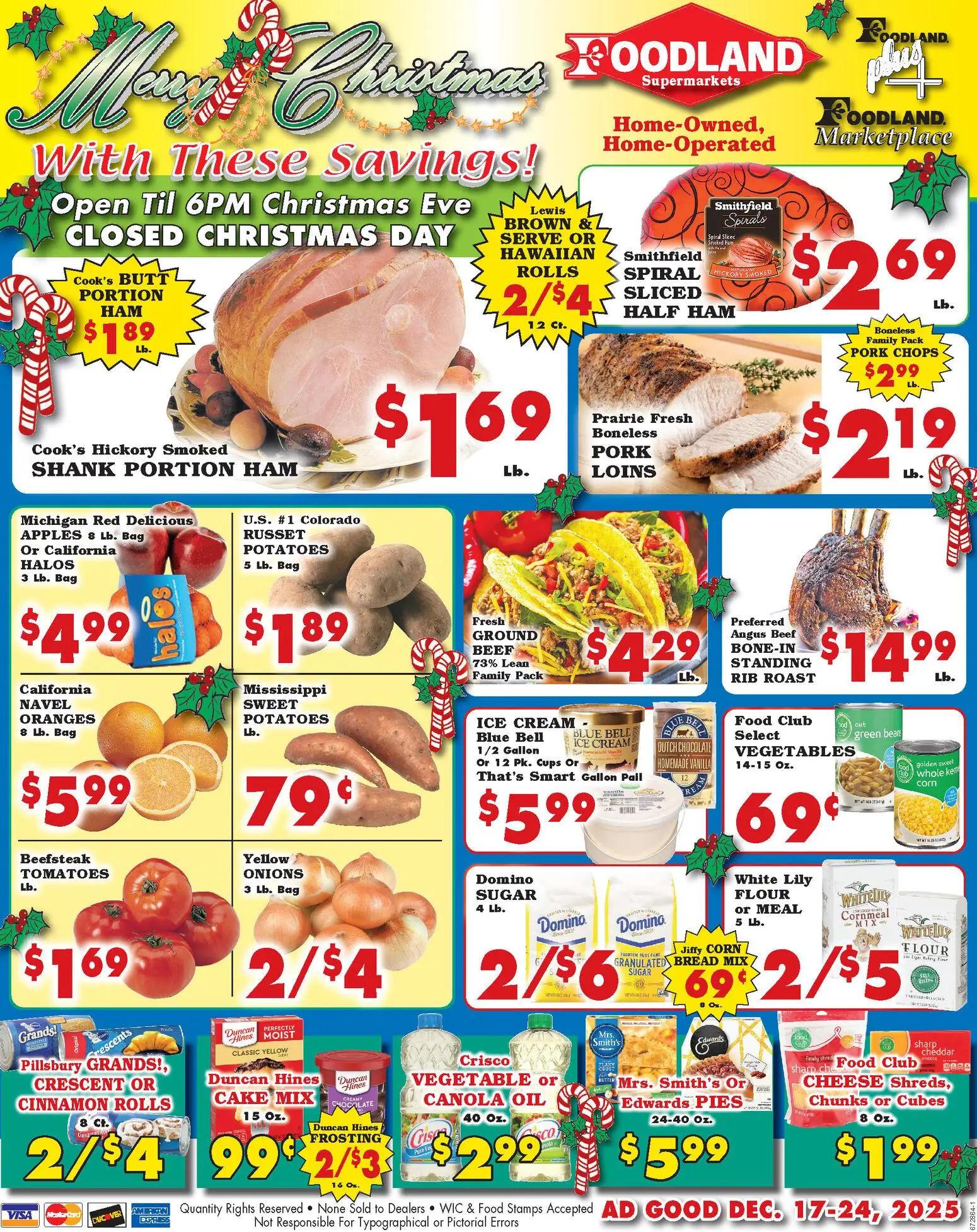 foodland - Foodland Weekly Ad - Supermarkets - 12/17 - 12/24 2025