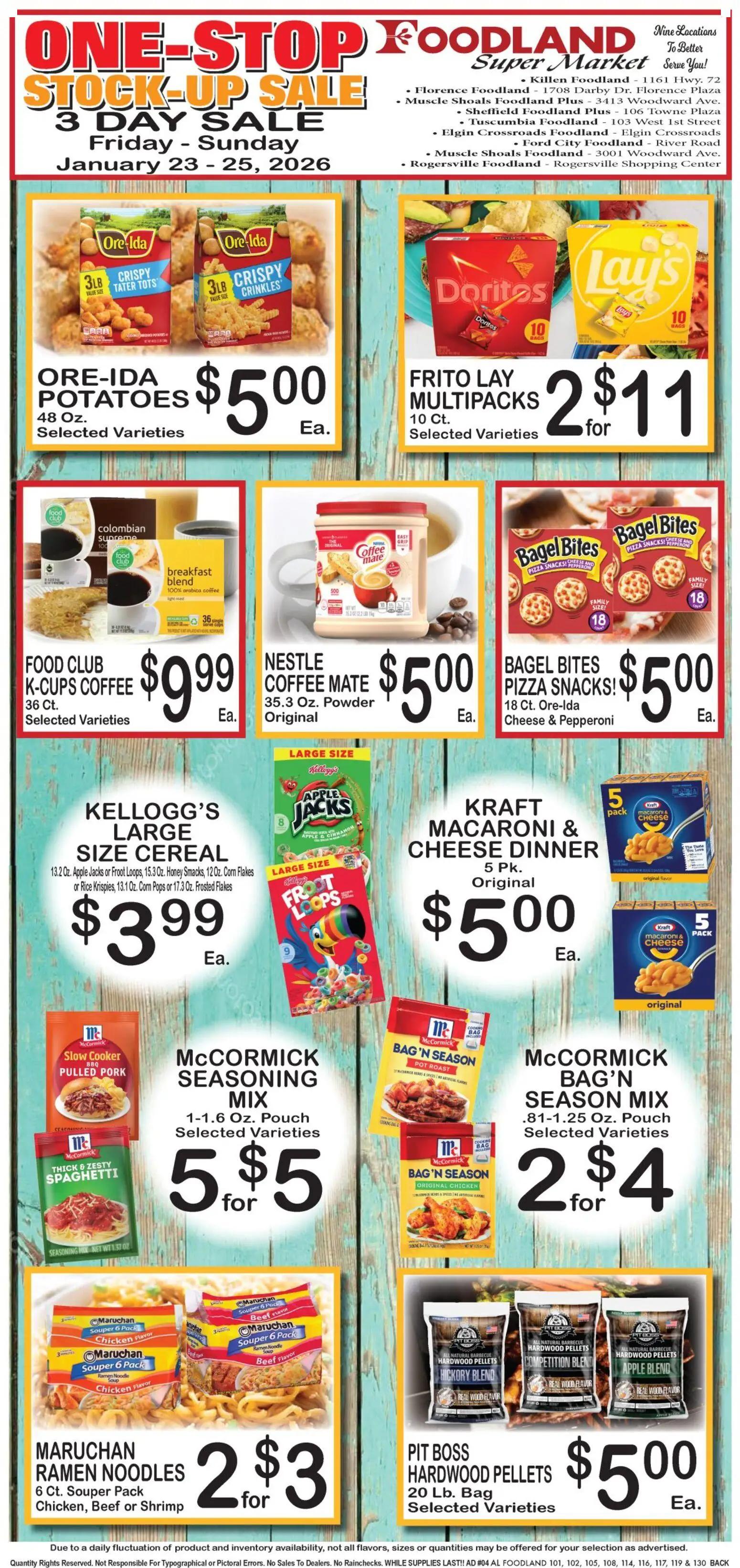 foodland - Foodland Weekly Ad - Supermarkets - 01/21 - 01/27 2026 - page: 4