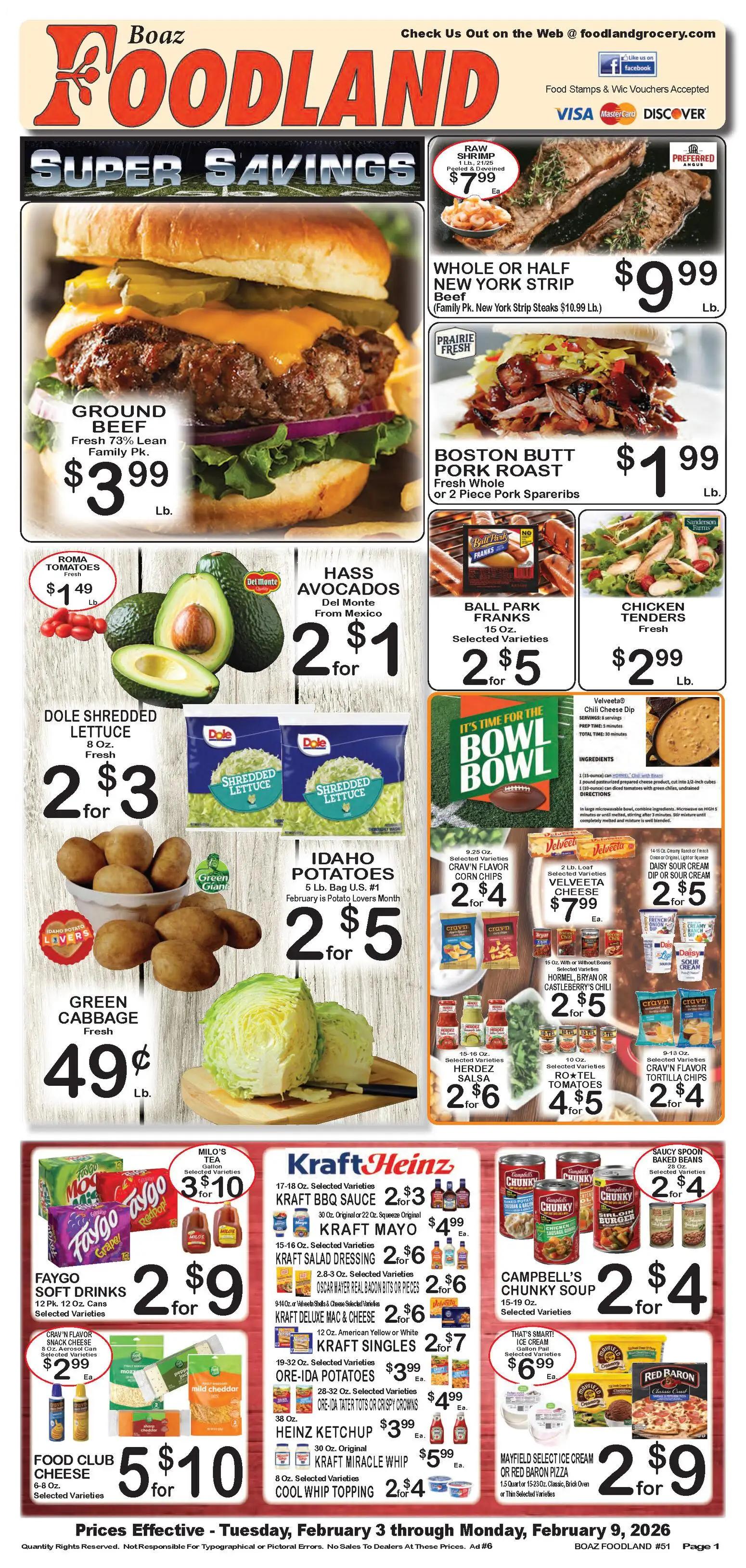 foodland - Foodland Weekly Ad - 02/03 - 02/09 2026