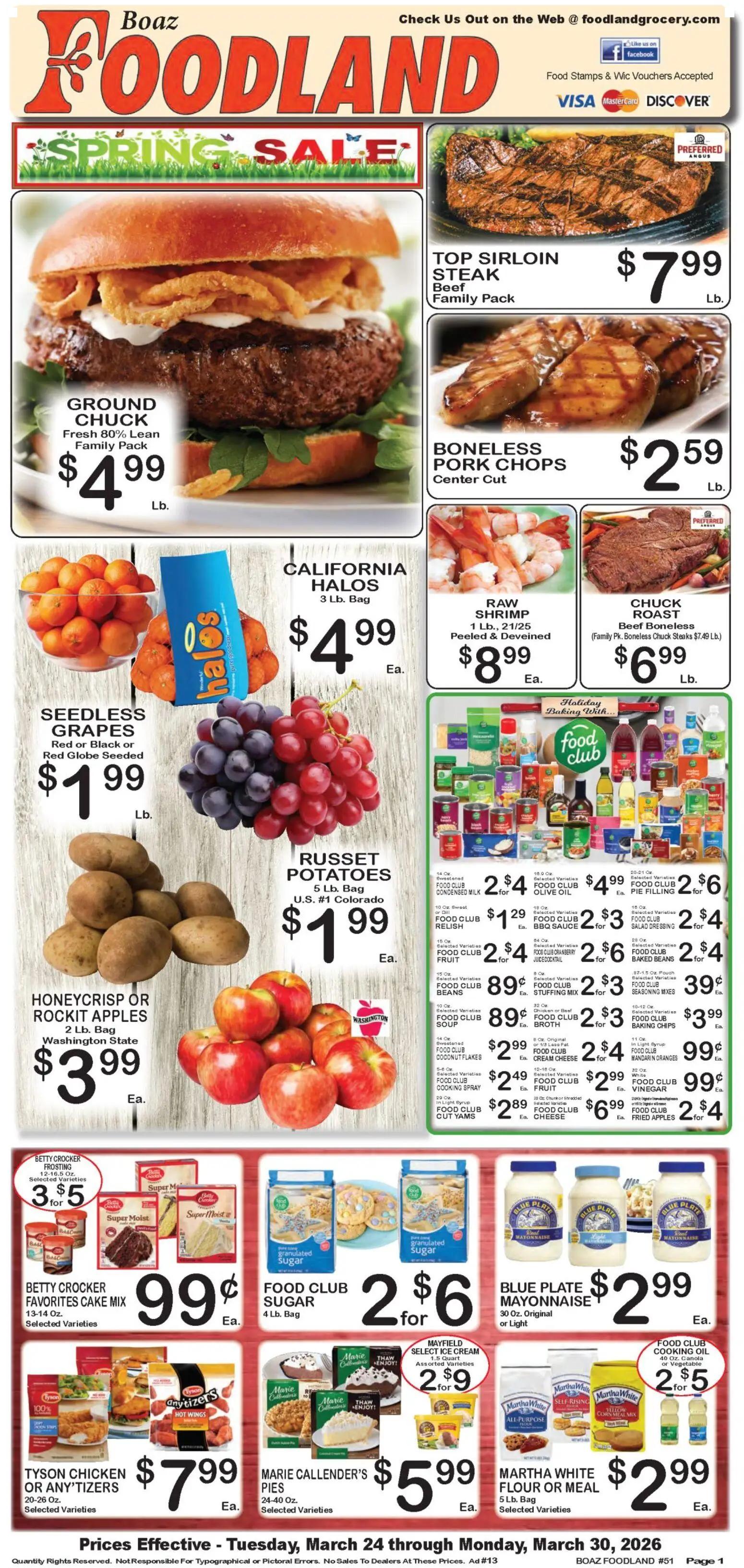 foodland - Foodland Weekly Ad - 03/24 - 03/30 2026