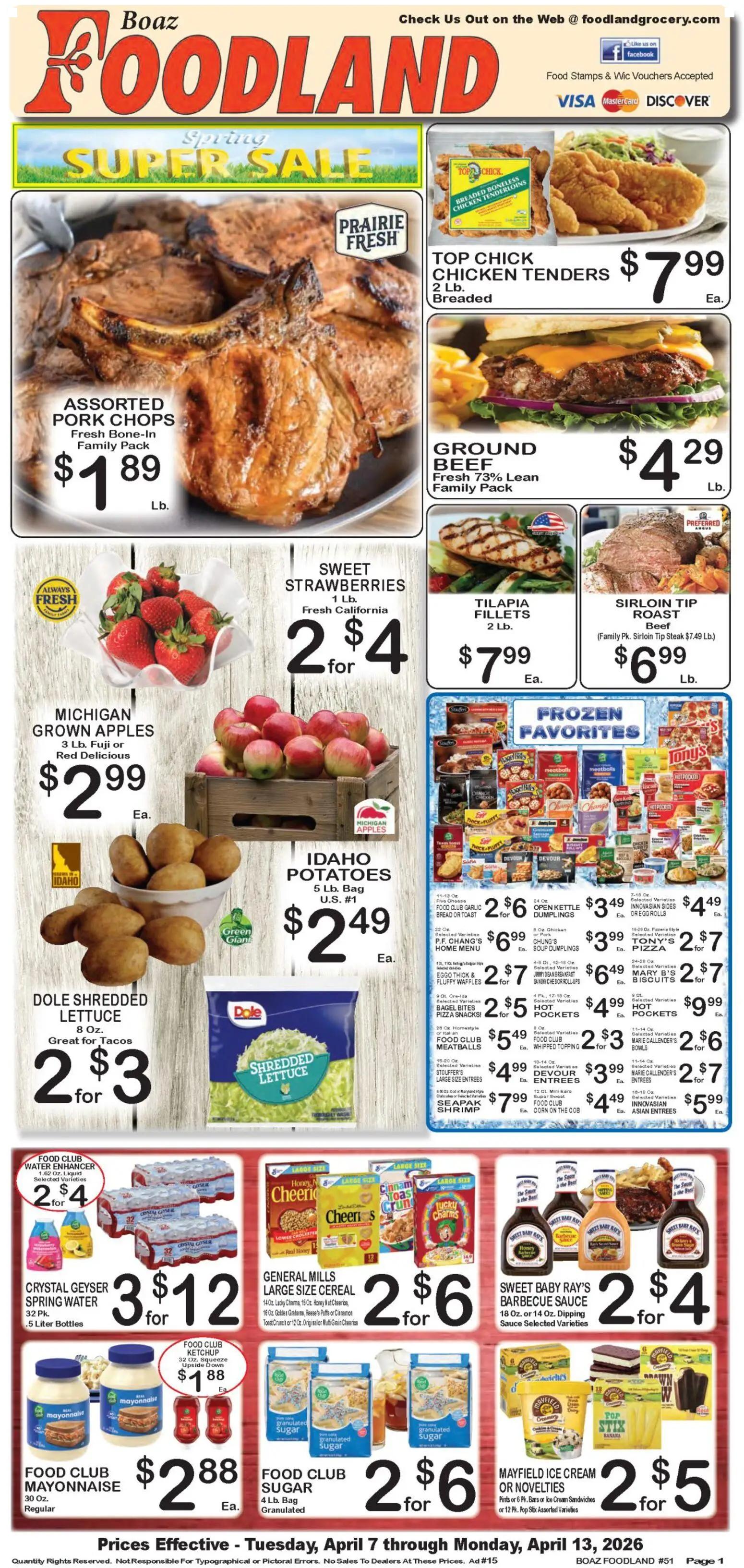 foodland - Foodland Weekly Ad - 04/07 - 04/13 2026
