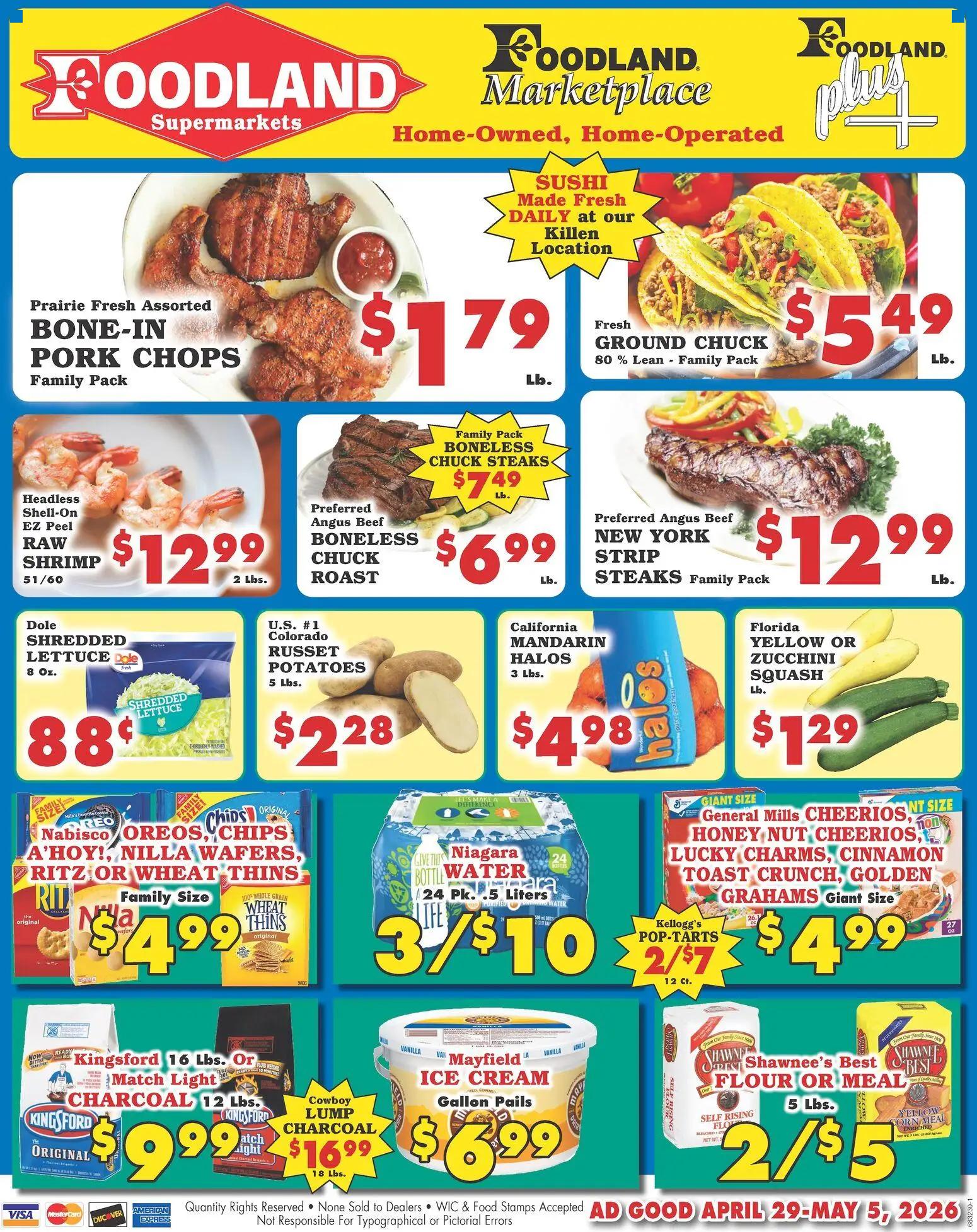 foodland - Foodland Weekly Ad - Supermarkets - 04/29 - 05/05 2026 - page: 1