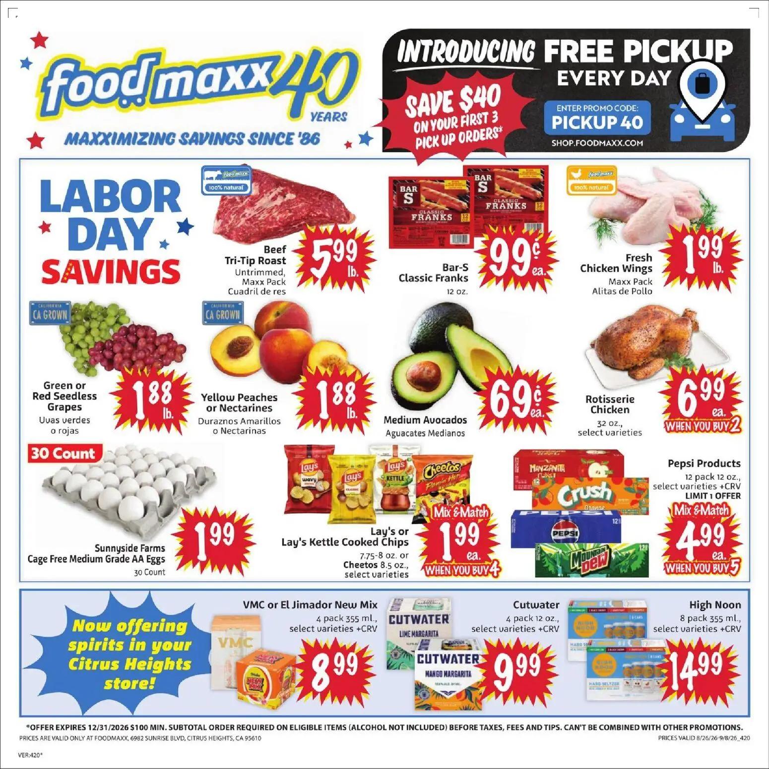 foodmaxx - FoodMaxx Weekly Ad - 08/26 - 09/08 2026