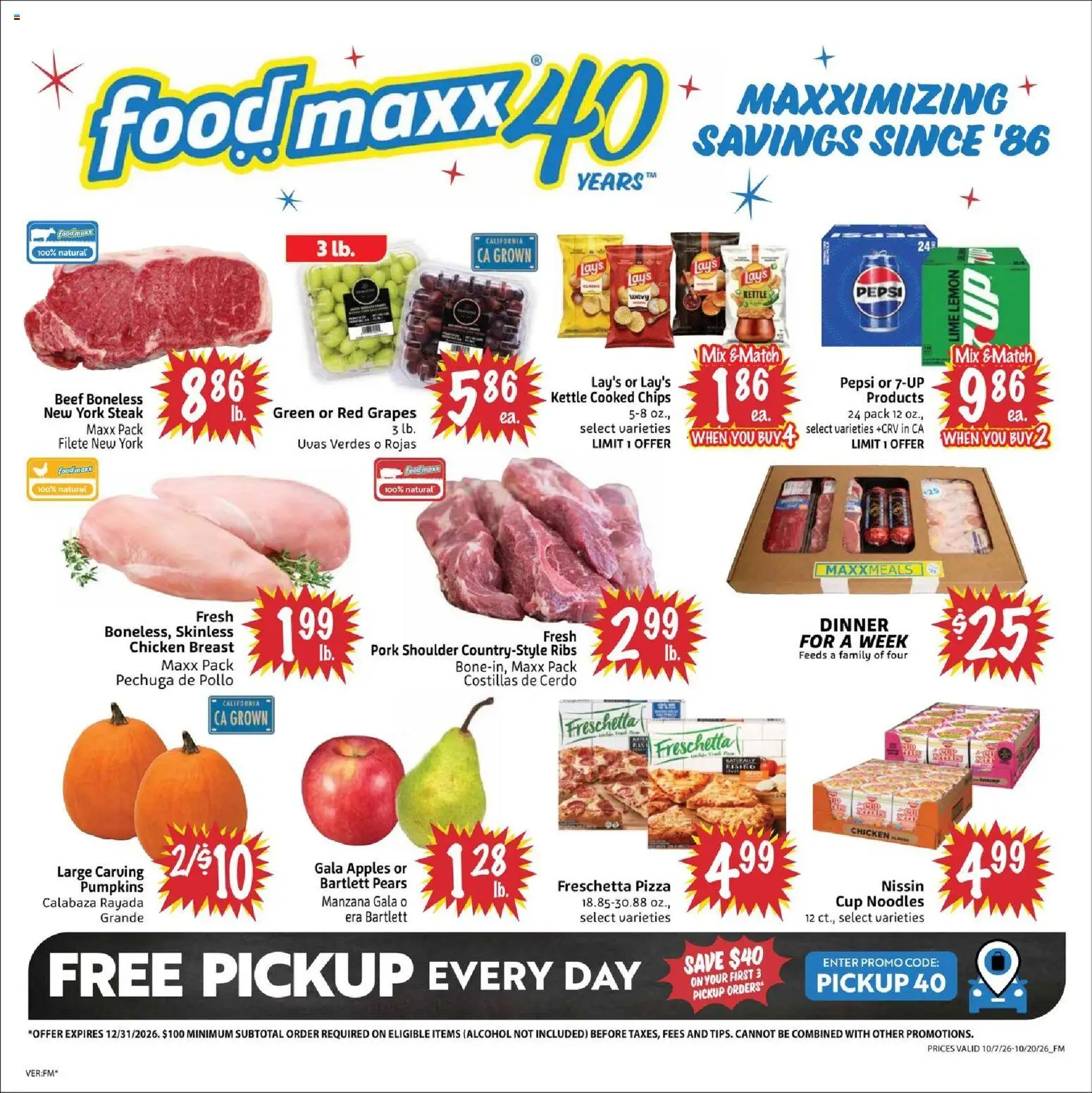 foodmaxx - FoodMaxx Weekly Ad - NV - 10/07 - 10/20 2026
