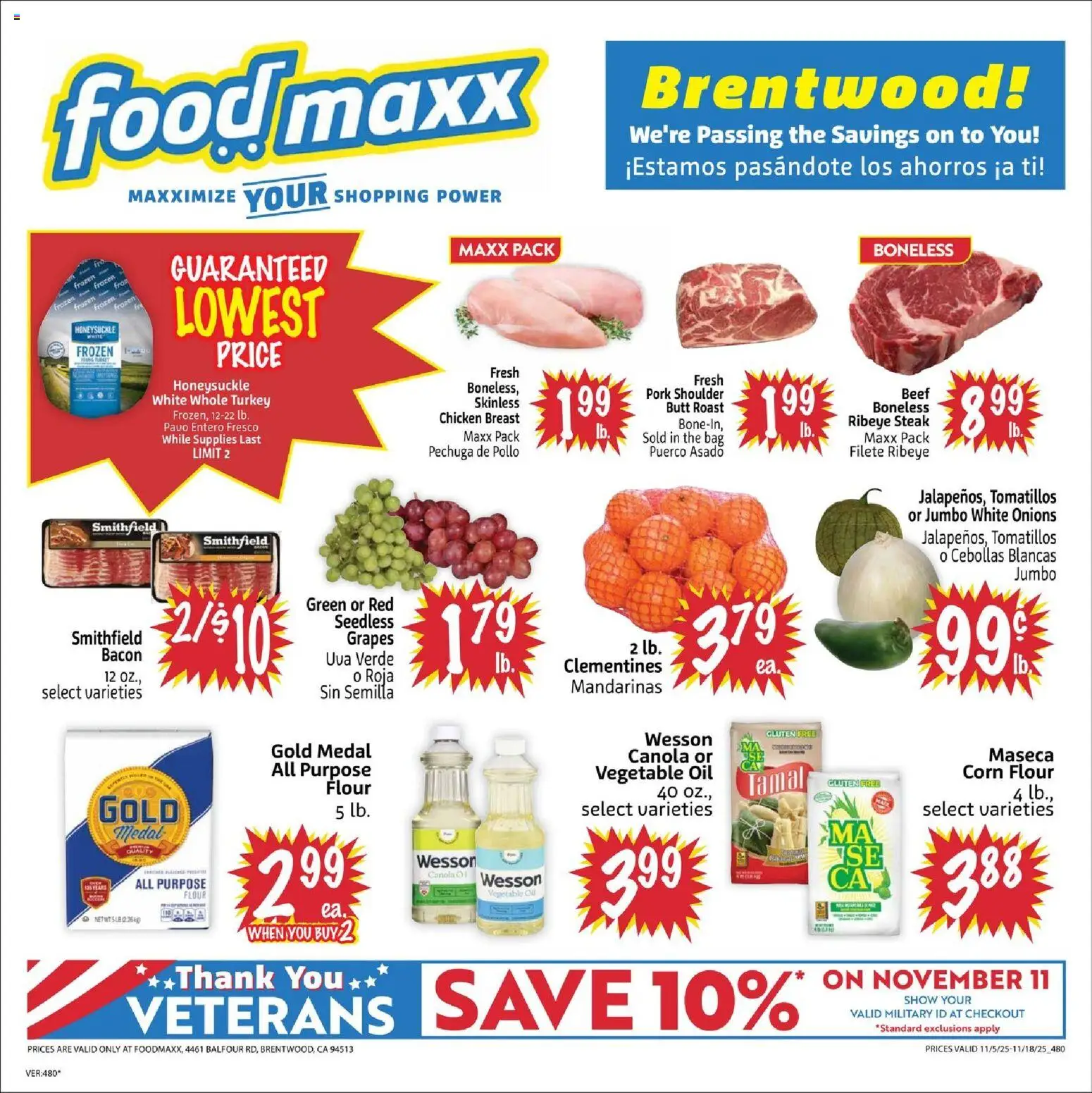 foodmaxx - FoodMaxx Weekly Ad - 11/05 - 11/18 2025