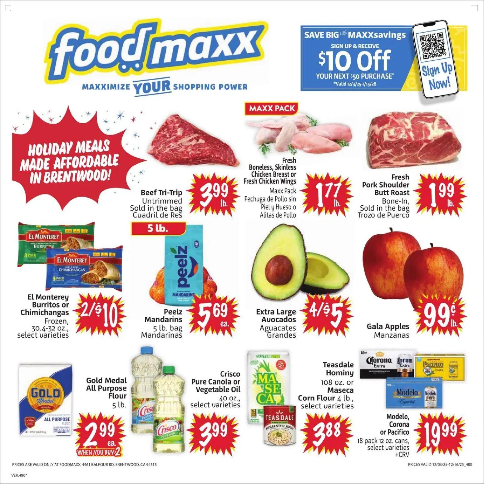 foodmaxx - FoodMaxx Weekly Ad - 12/03 - 12/16 2025