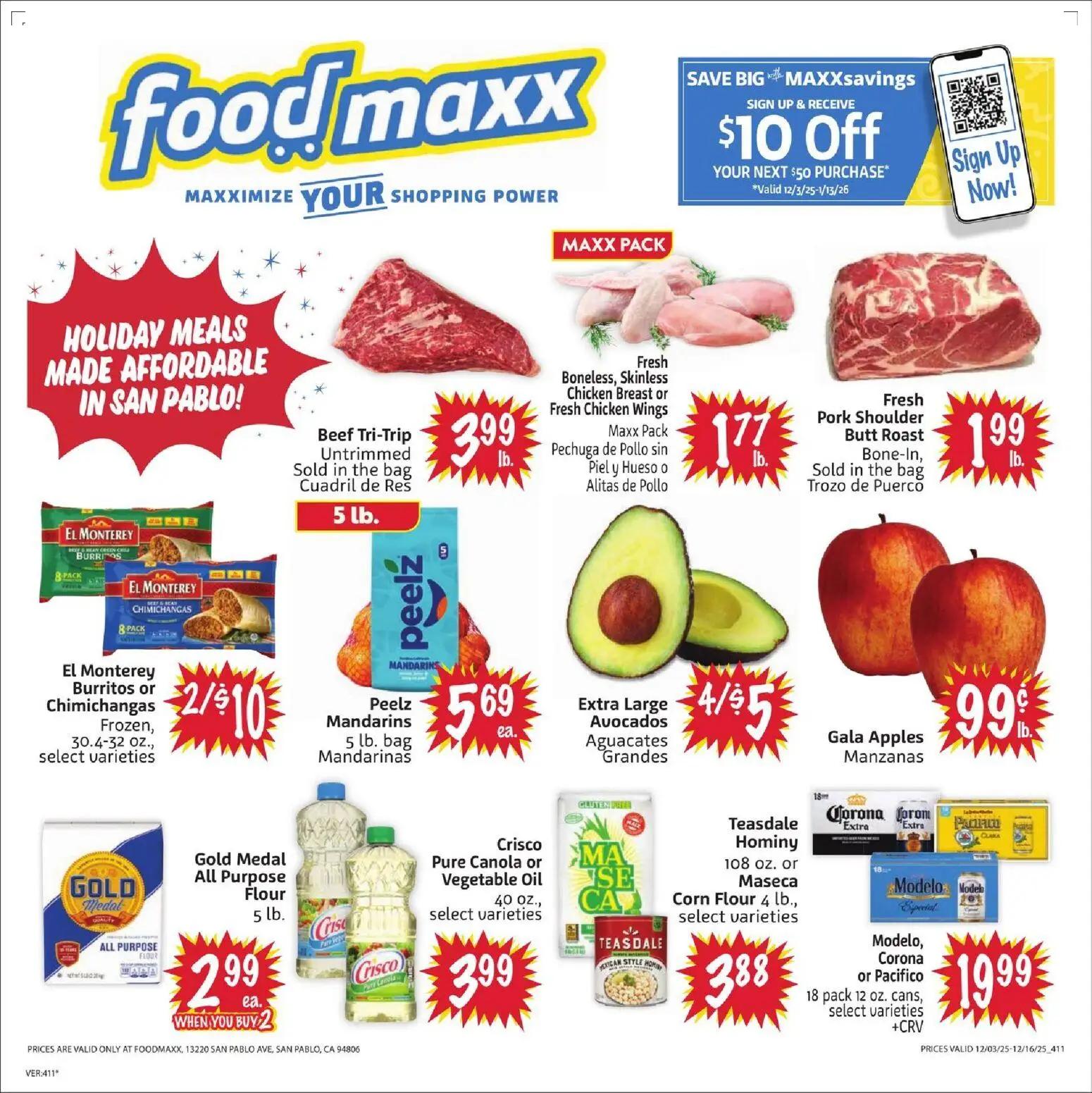 foodmaxx - FoodMaxx Weekly Ad - CA - 12/03 - 12/16 2025