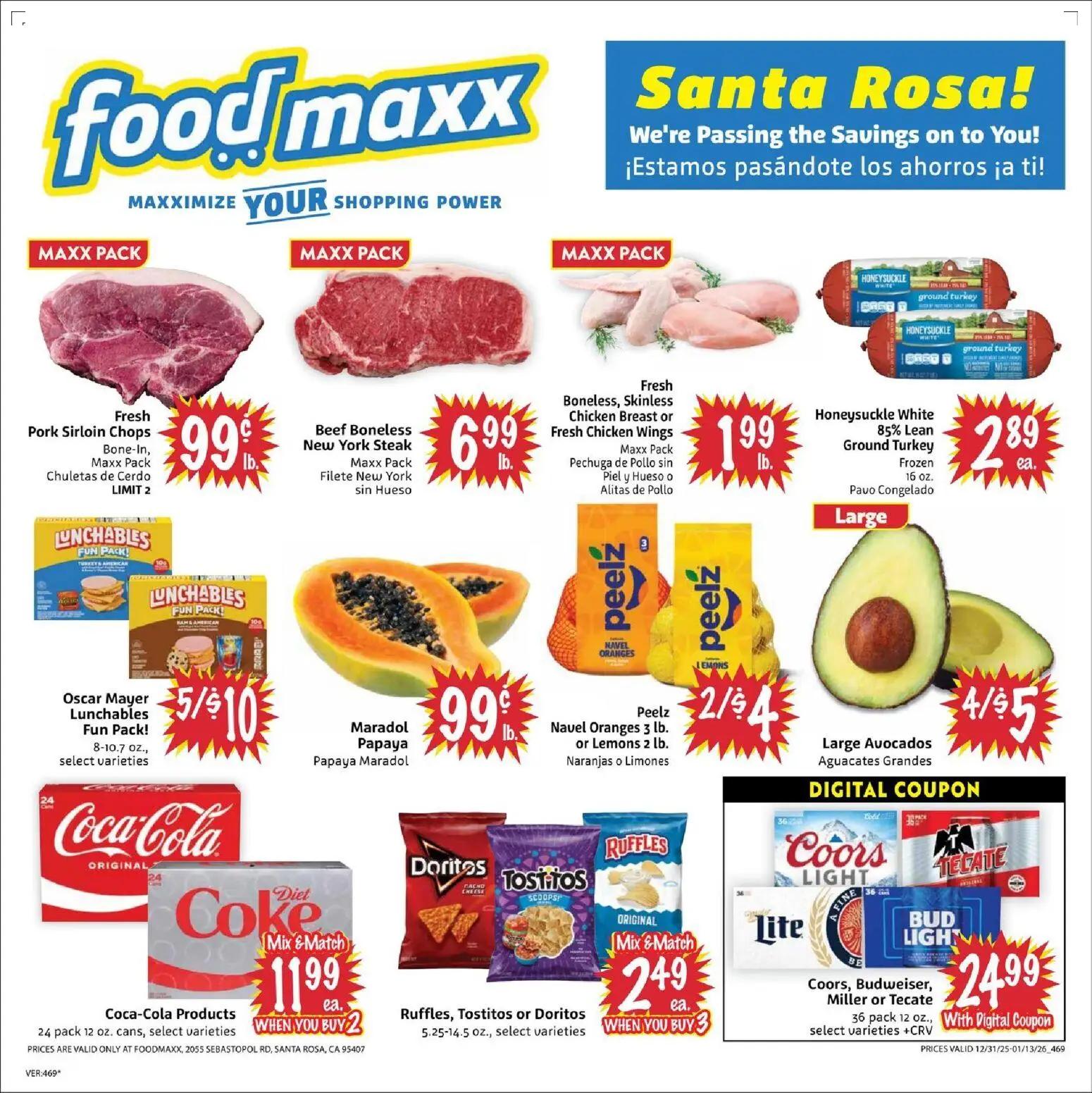 foodmaxx - FoodMaxx Weekly Ad - 12/31/2025 - 01/13/2026 2026