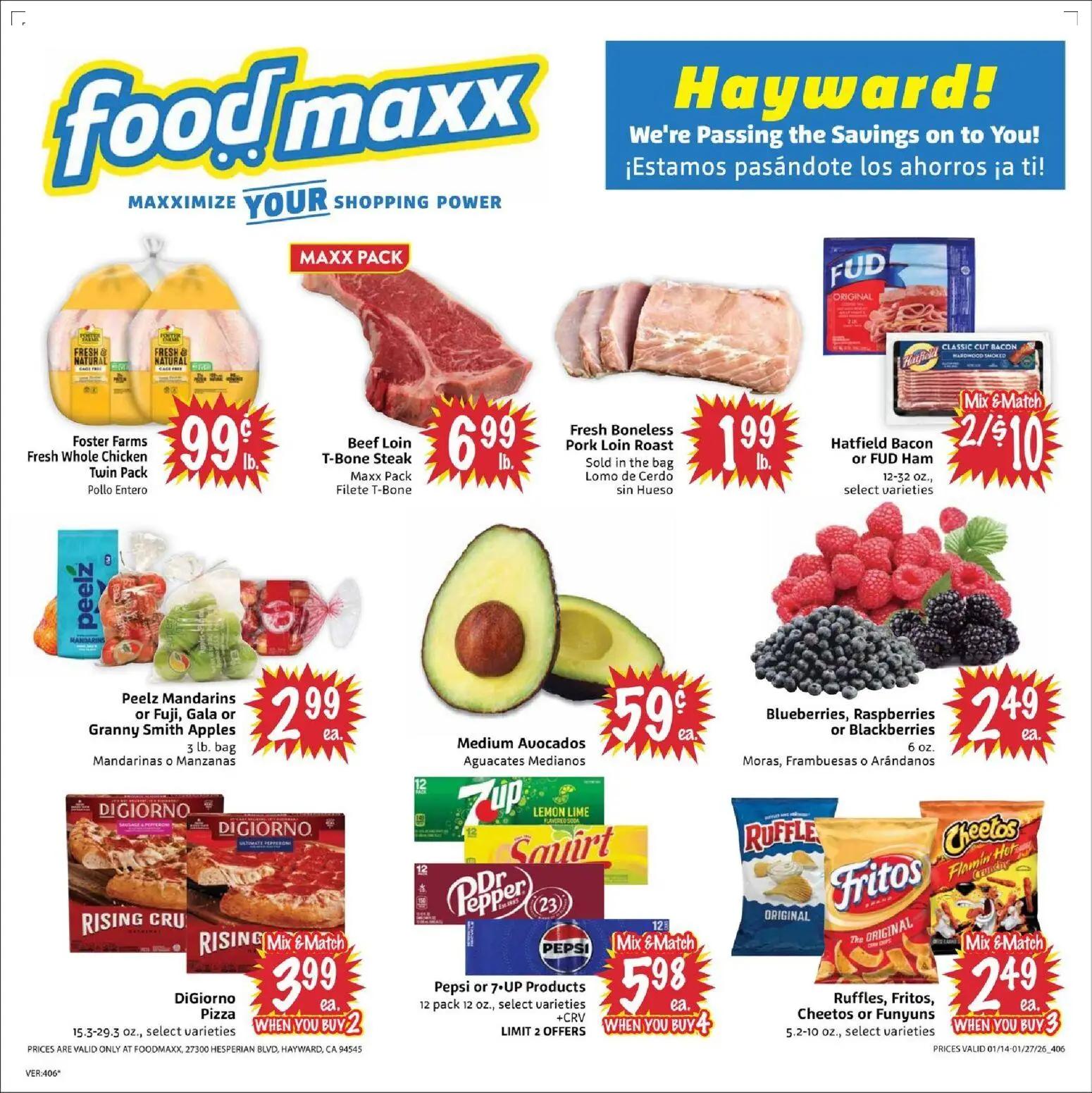 foodmaxx - FoodMaxx Weekly Ad - CA - 01/14 - 01/27 2026