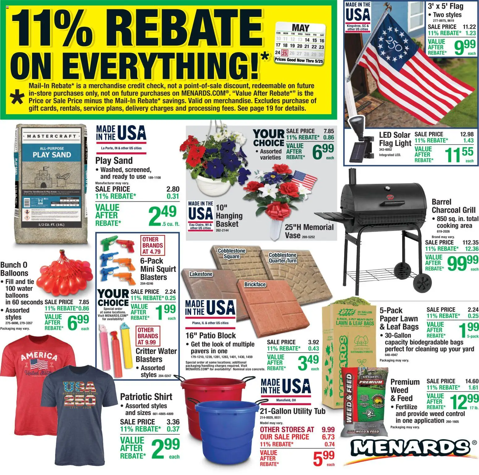 menards - Menards Weekly Ad - 05/13 - 05/25 2026
