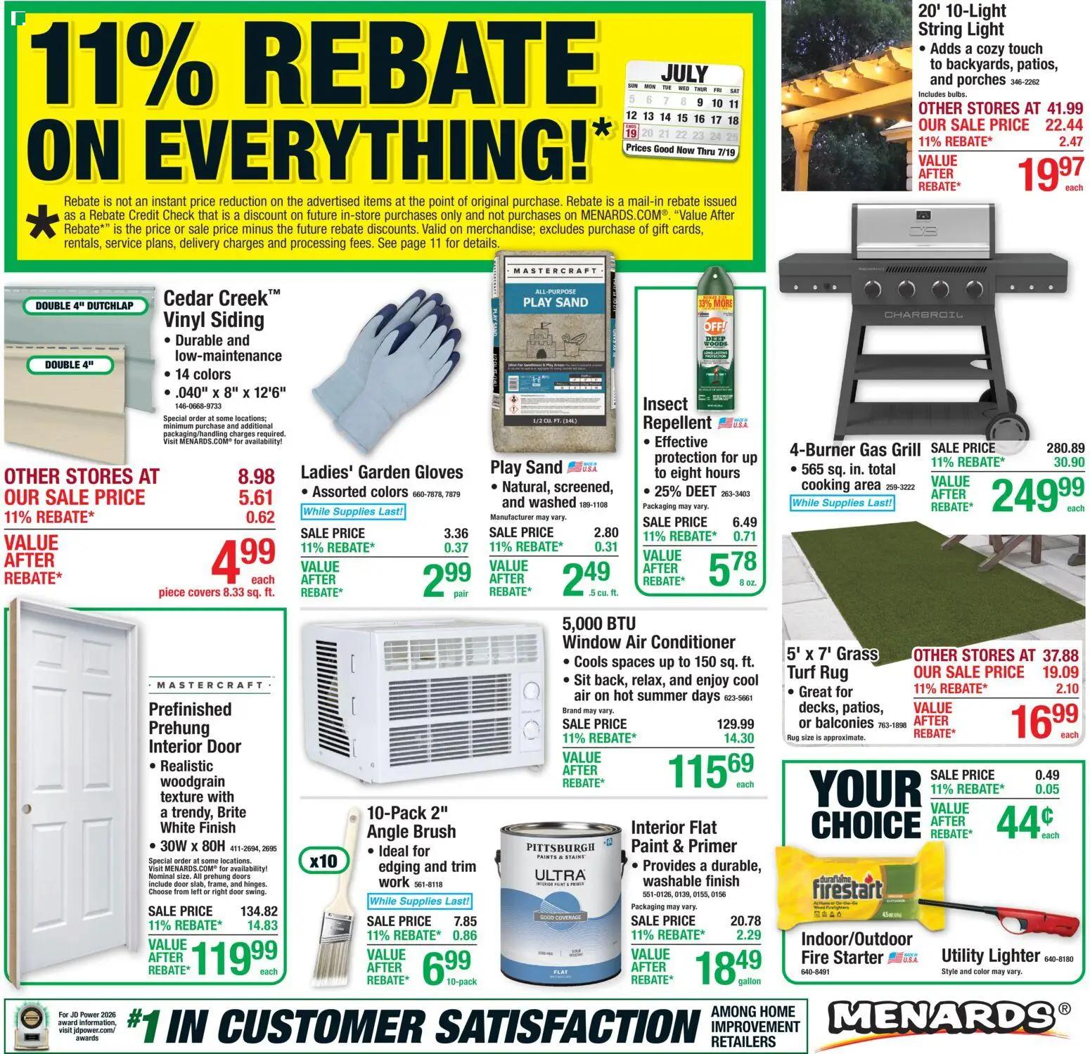 menards - Menards - Weekly Ad - 07/08 - 07/19 2026