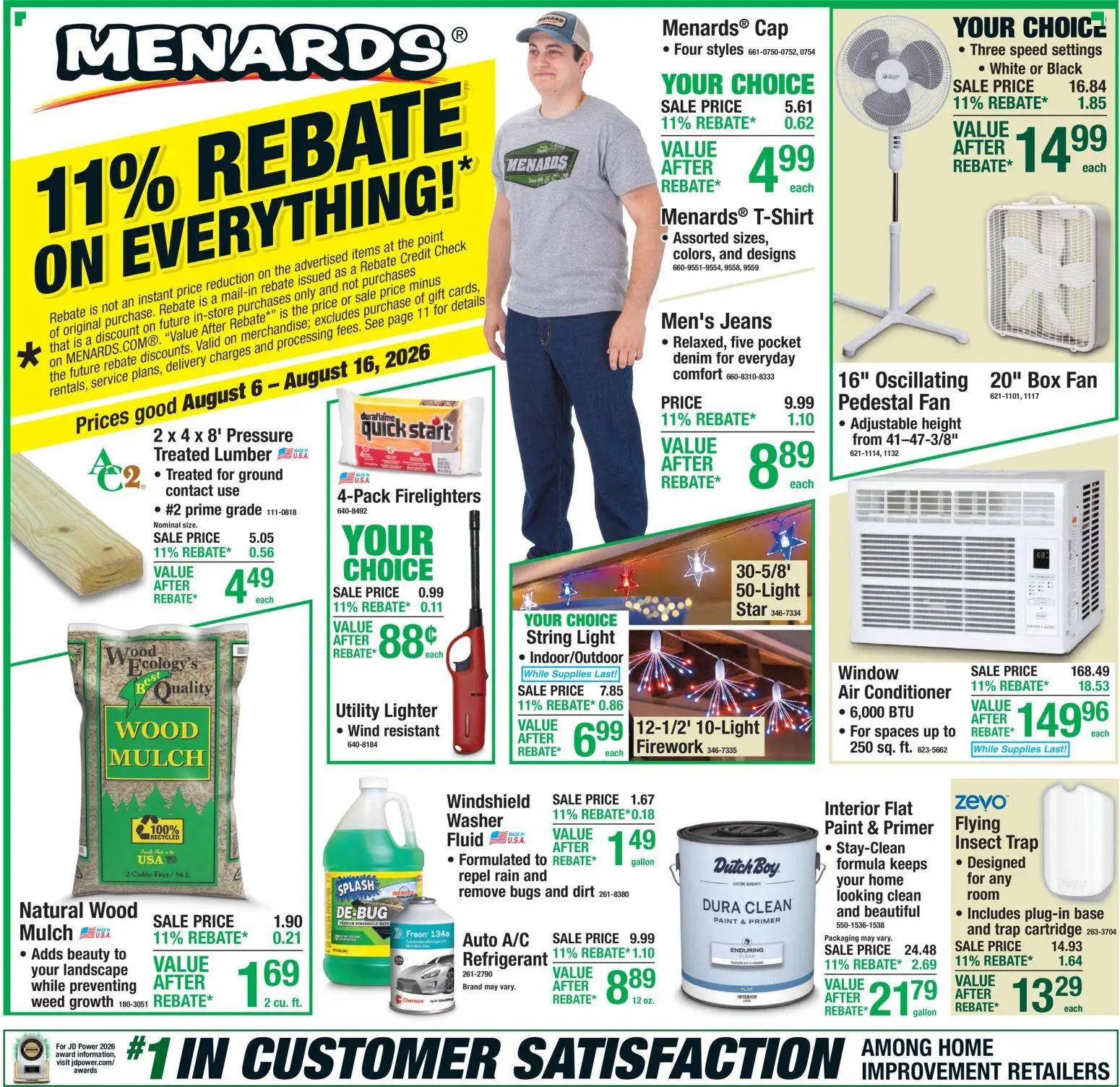 menards - Menards Weekly Ad - 08/06 - 08/16 2026