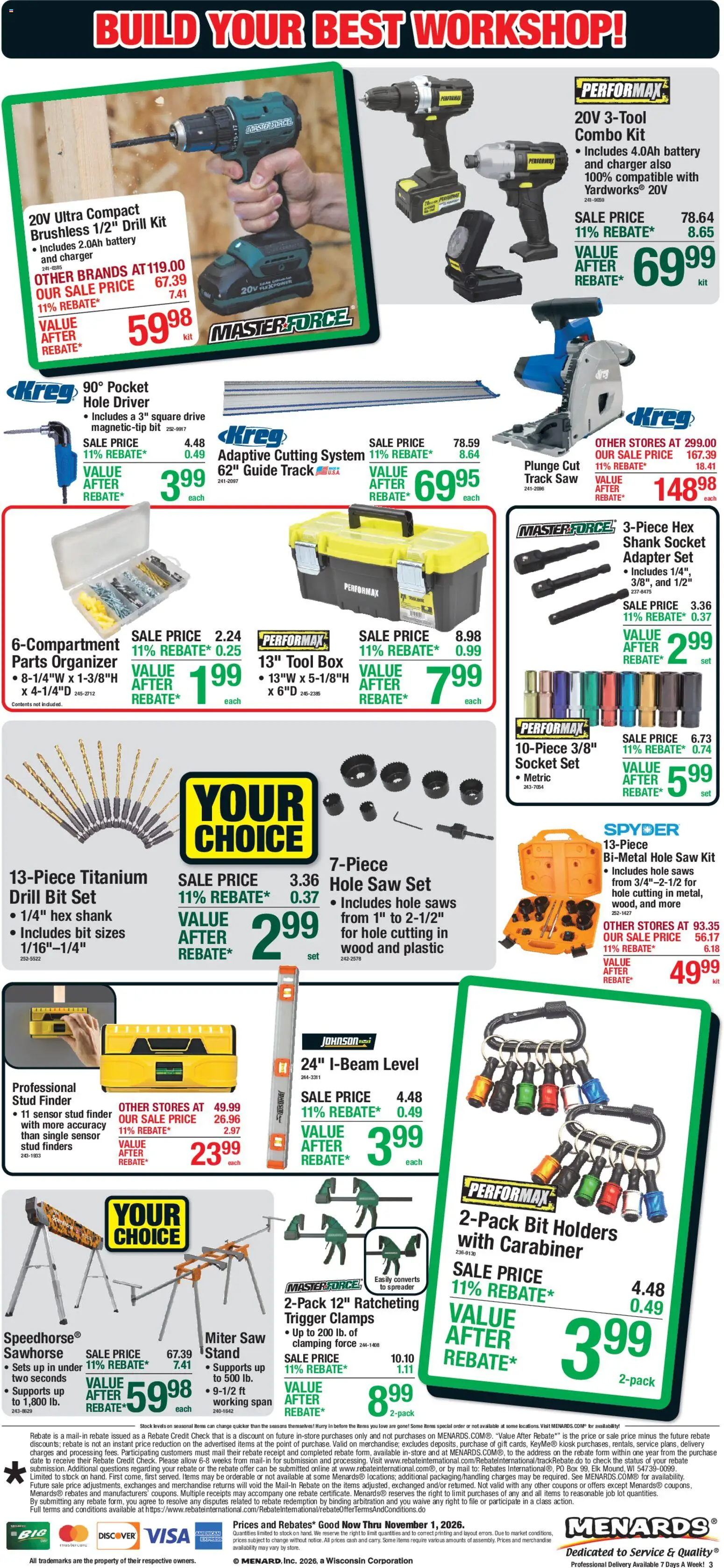 menards - Menards Weekly Ads BLACK FRIDAY from 10/22/2026 - page: 3