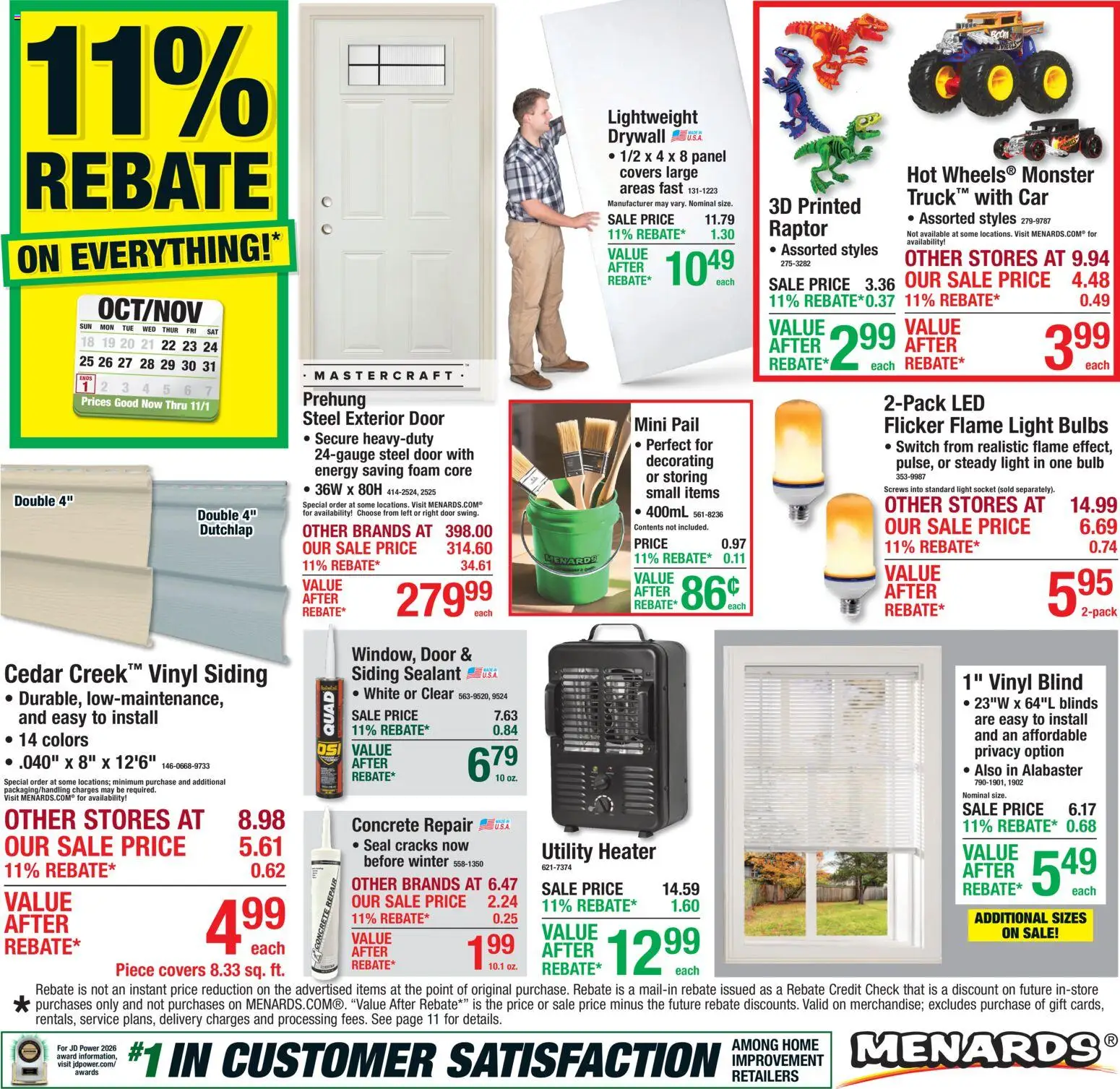 menards - Menards Weekly Ad - 10/22 - 11/01 2026 - page: 1