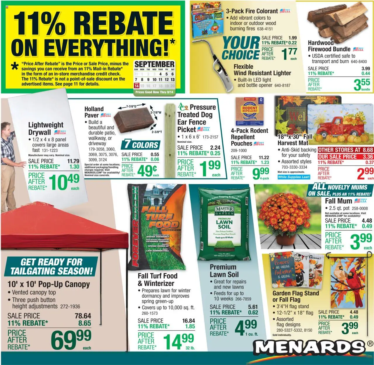 menards - Menards Weekly Ad - 09/04 - 09/14 2025